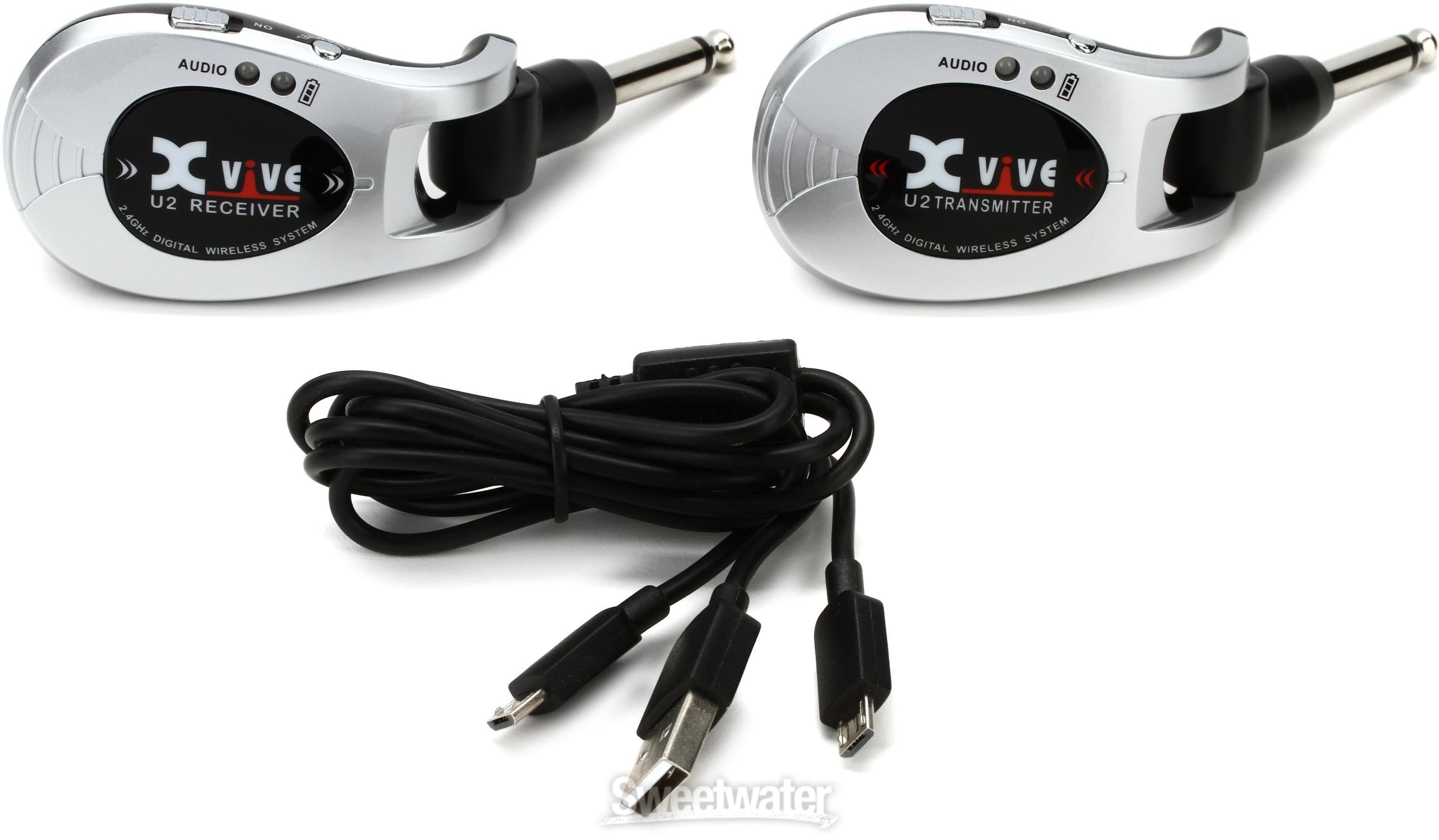 Xvive U2 Digital Wireless Guitar System - Silver