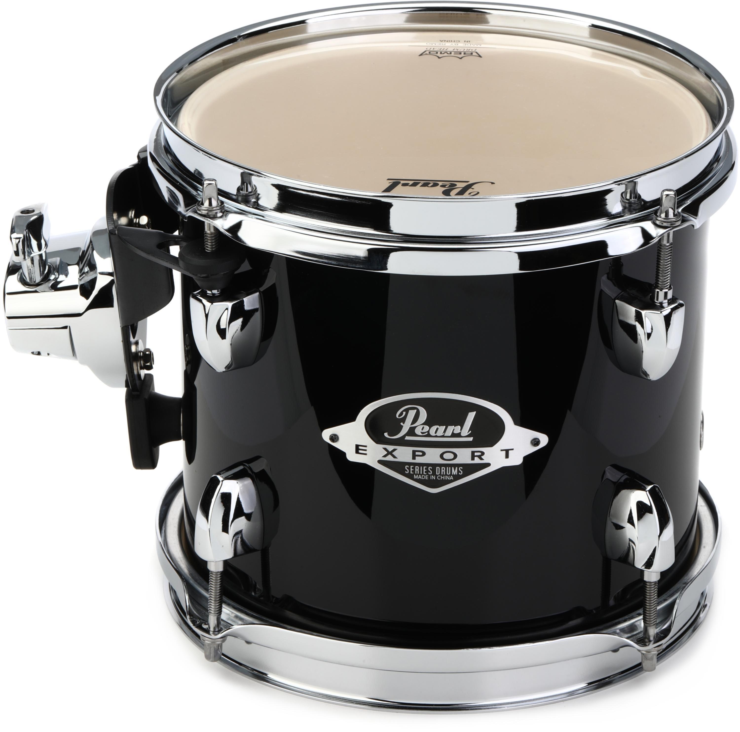 Pearl Export EXX Mounted Tom - 7 inches x 8 inches, Jet Black