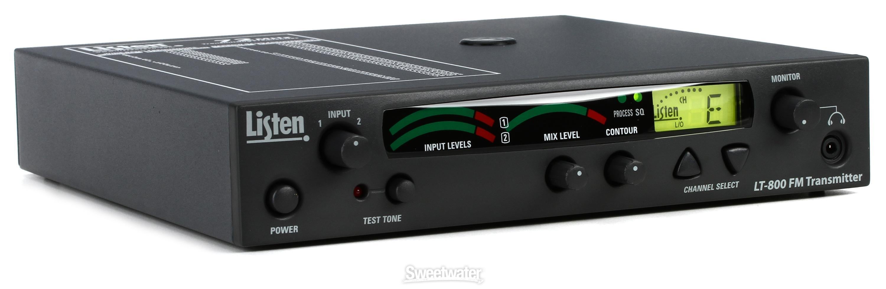 Listen Technologies LT-800 Stationary RF Transmitter 72MHz Reviews  Sweetwater