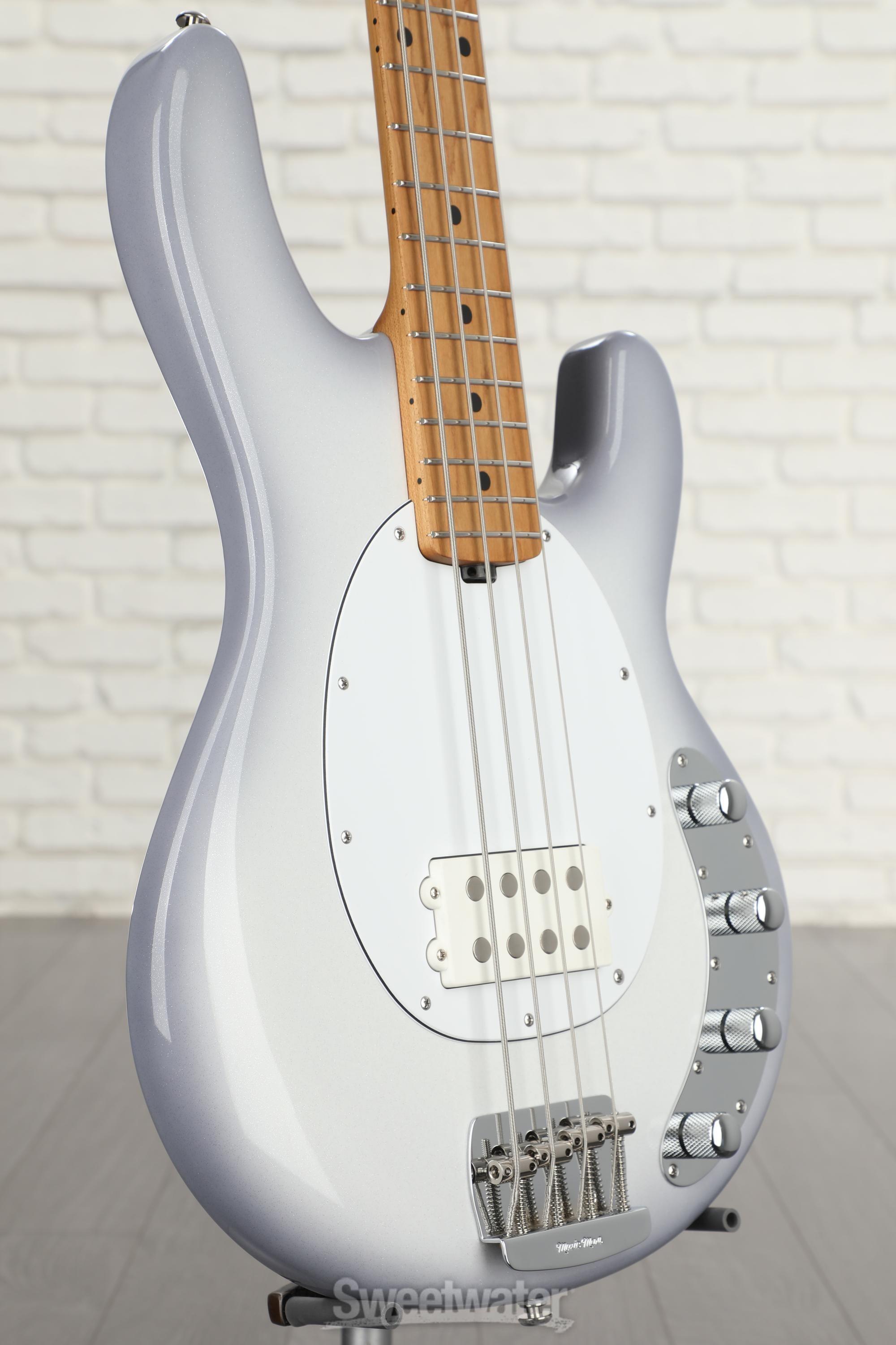 Ernie Ball Music Man StingRay Special Bass Guitar - Snowy Night