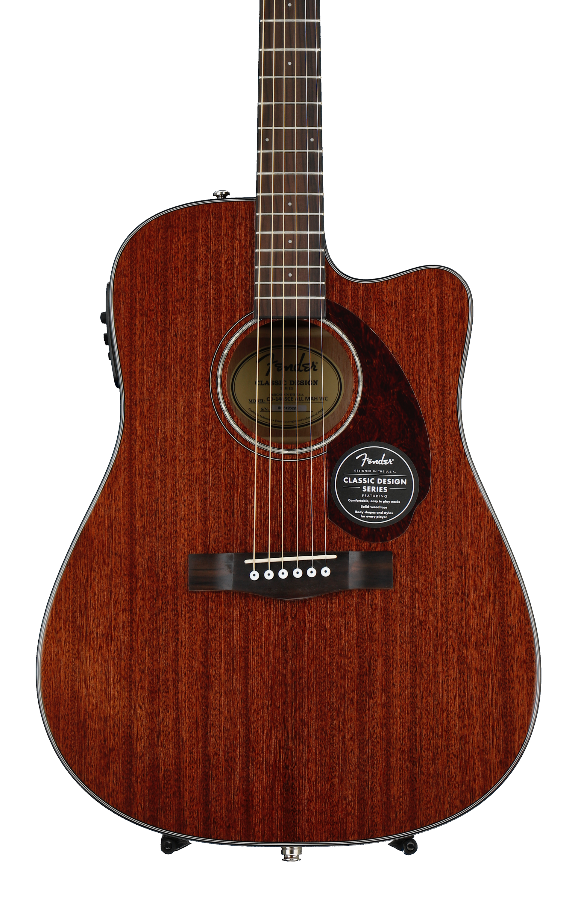 Fender CD-140SCE Dreadnought Acoustic-Electric Guitar - Natural