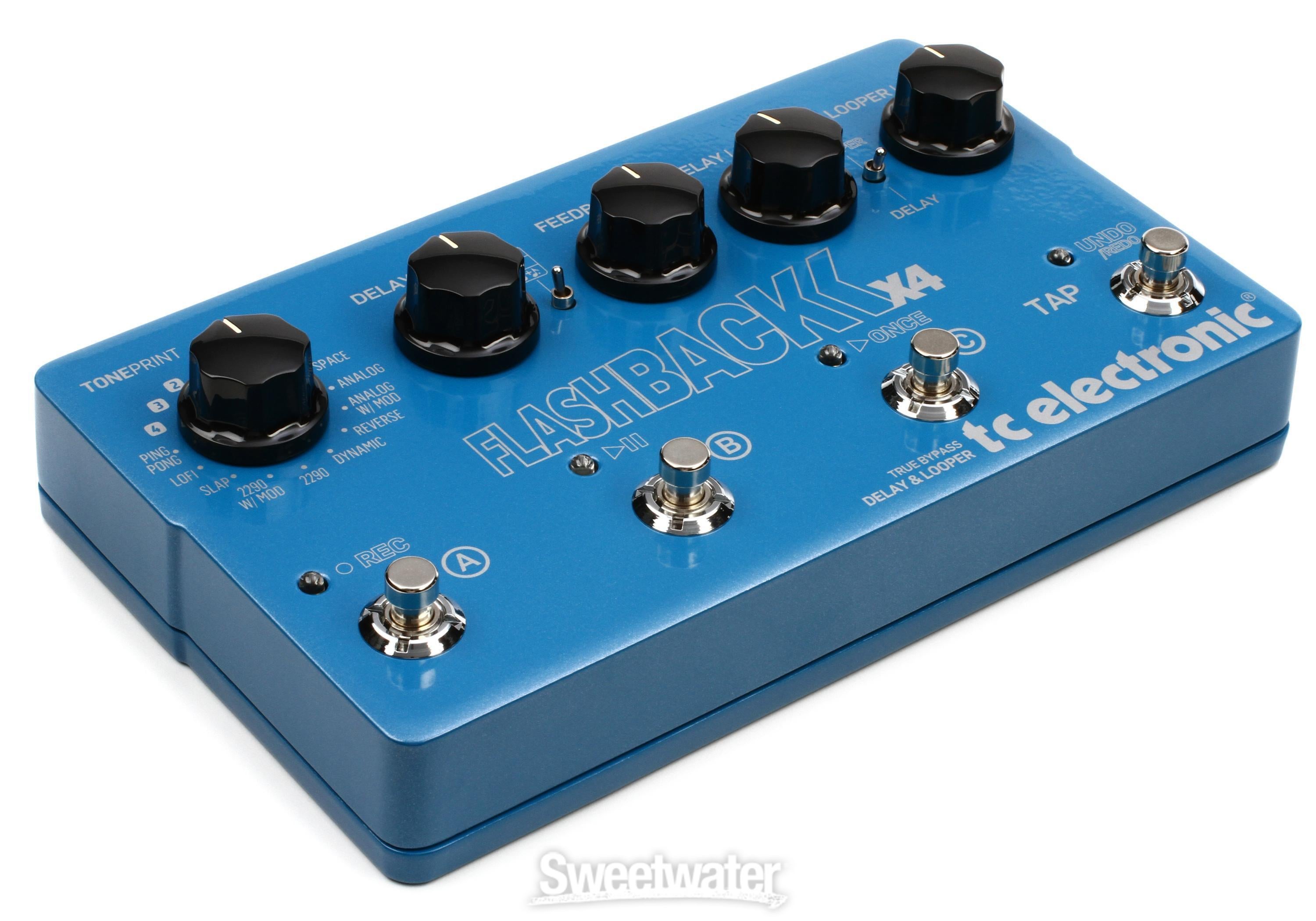 TC Electronic Flashback X4 Delay and Looper Pedal | Sweetwater