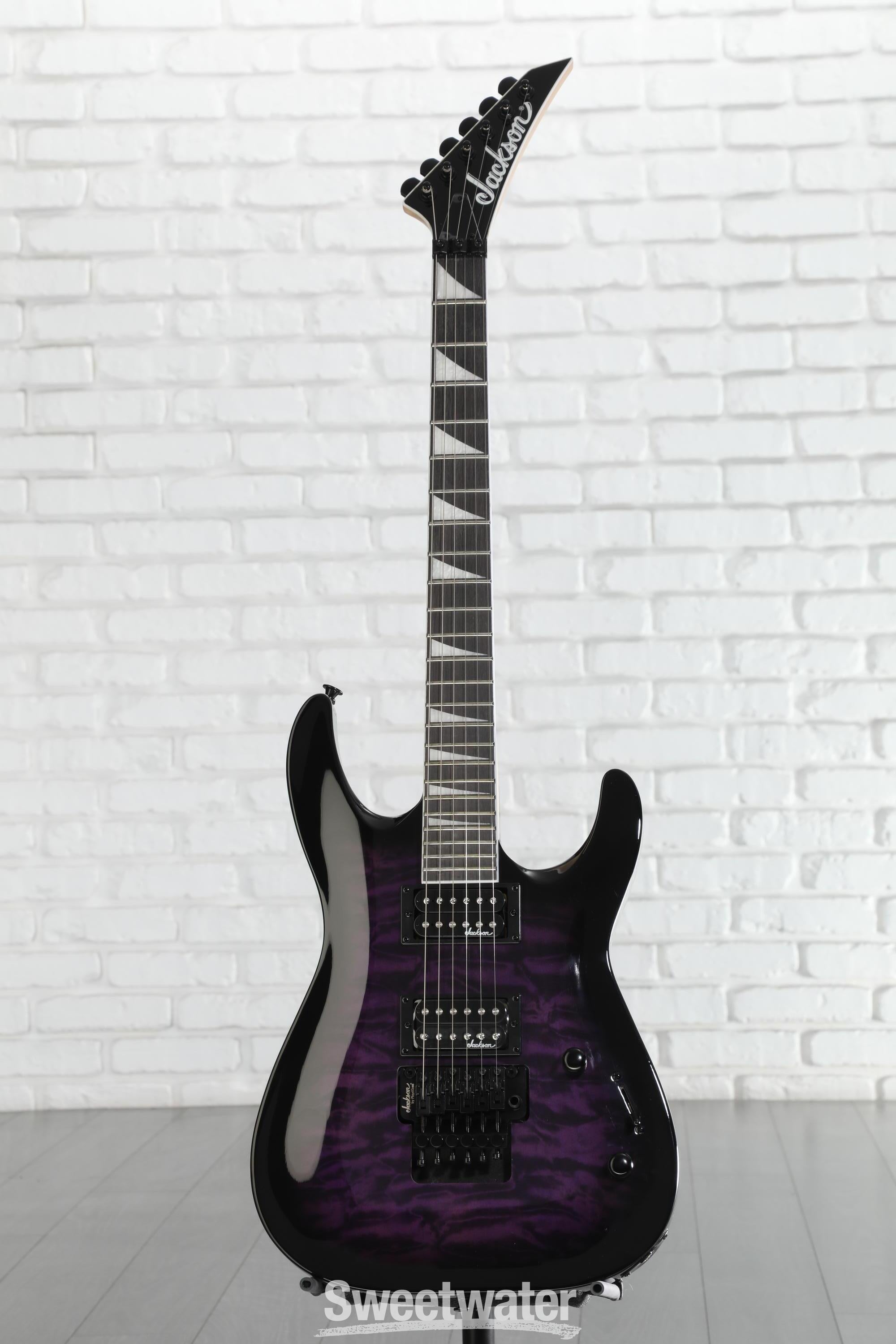 Jackson Dinky Arch Top JS32Q DKA - Transparent Purple Burst