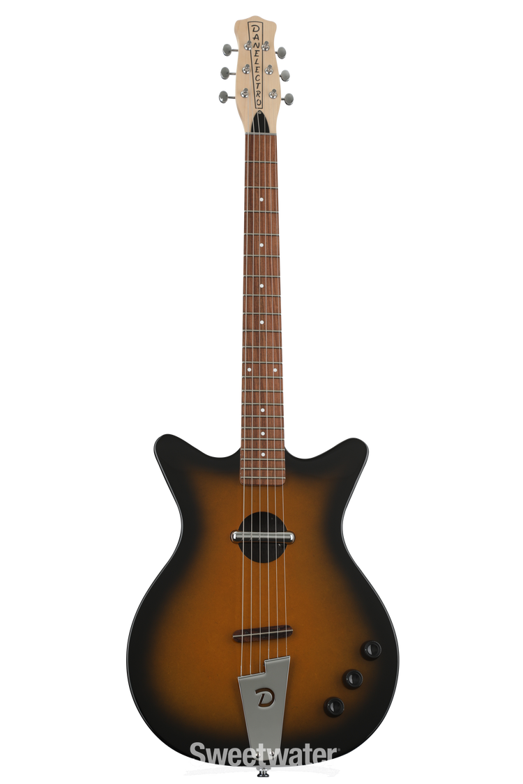 Danelectro Convertible Acoustic-Electric Guitar - Tobacco Sunburst