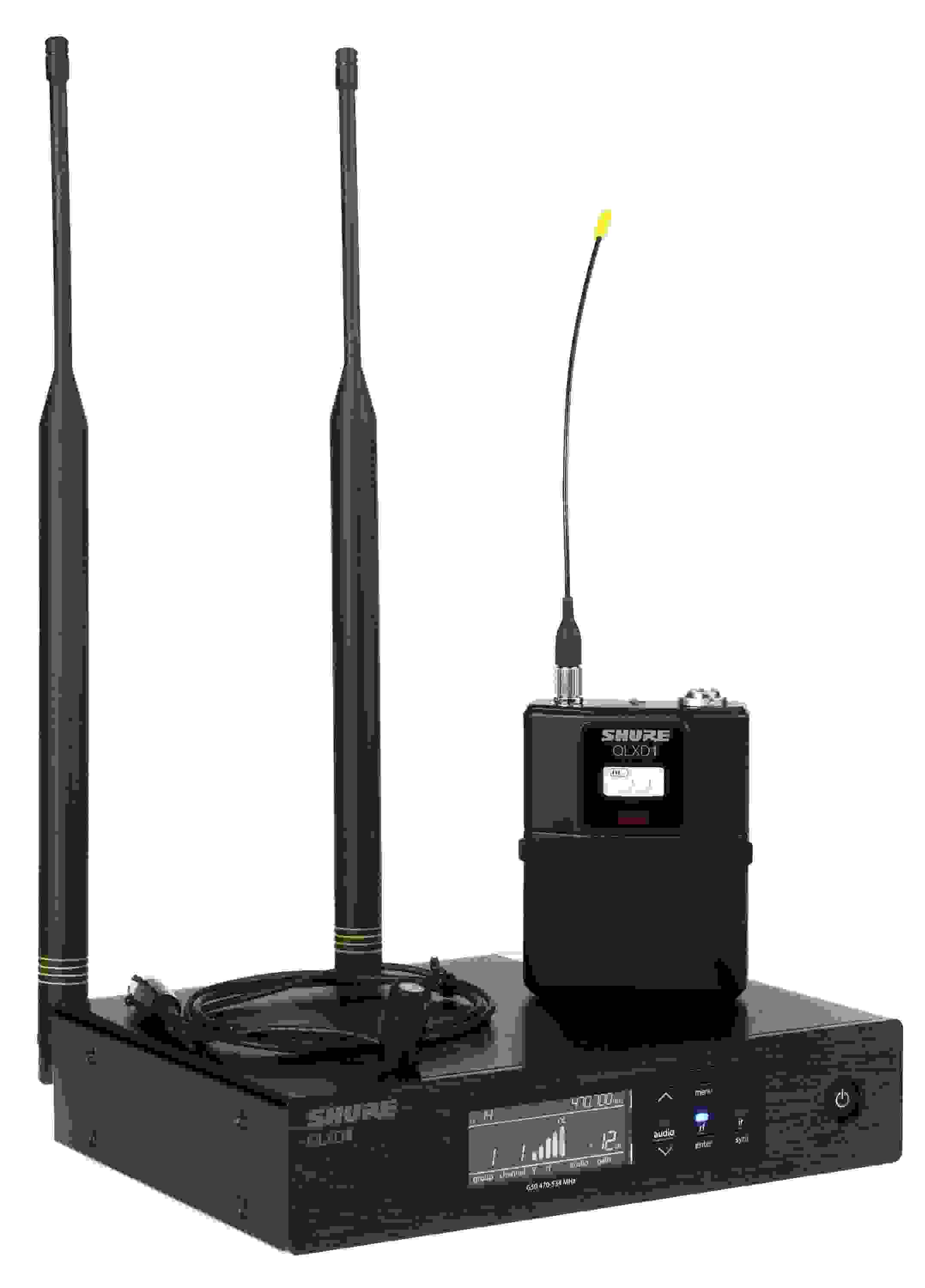 Shure QLXD14/83 Wireless Lavalier Microphone System G50 Band Sweetwater