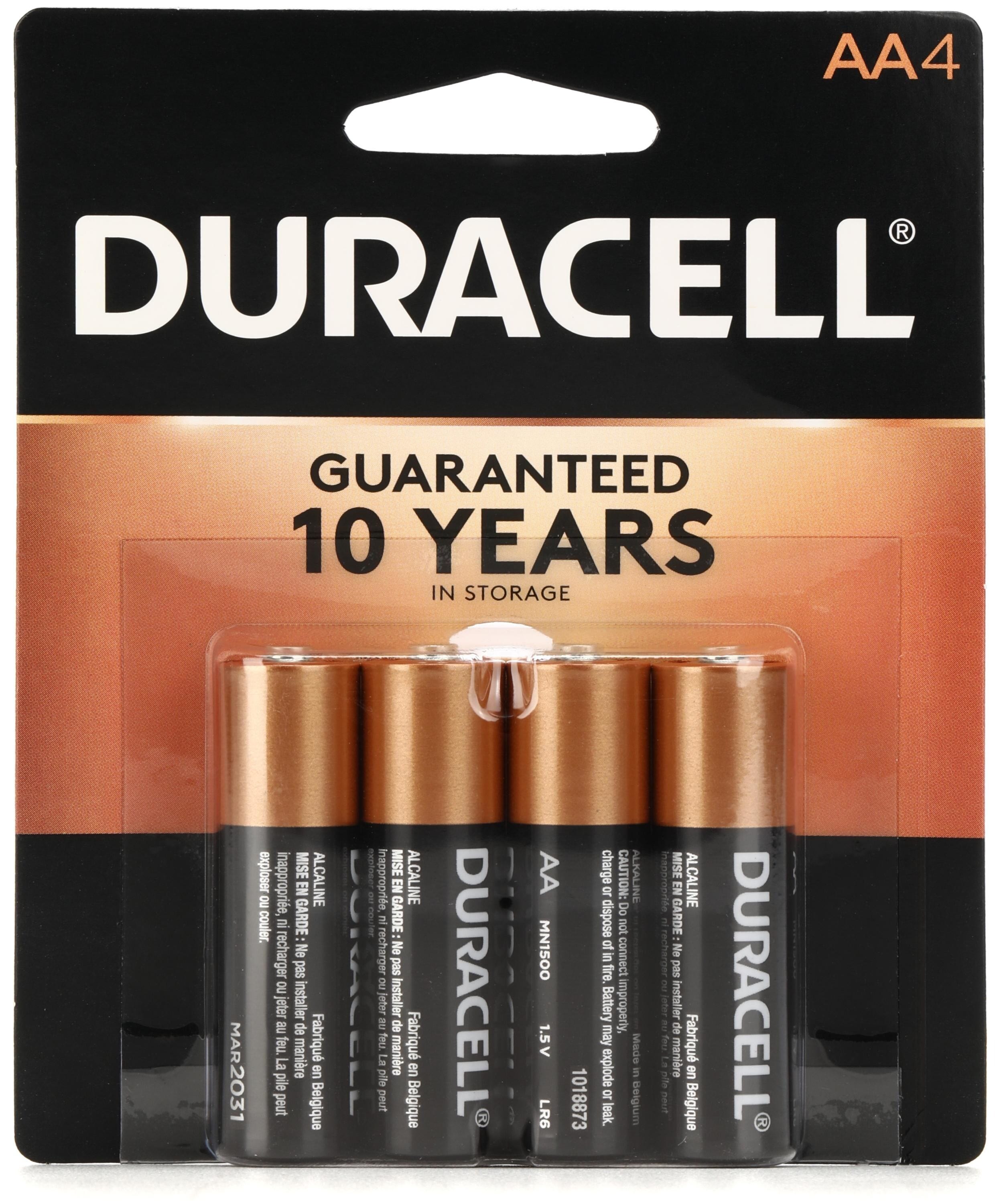 Duracell Coppertop AA Alkaline Battery (4-pack)