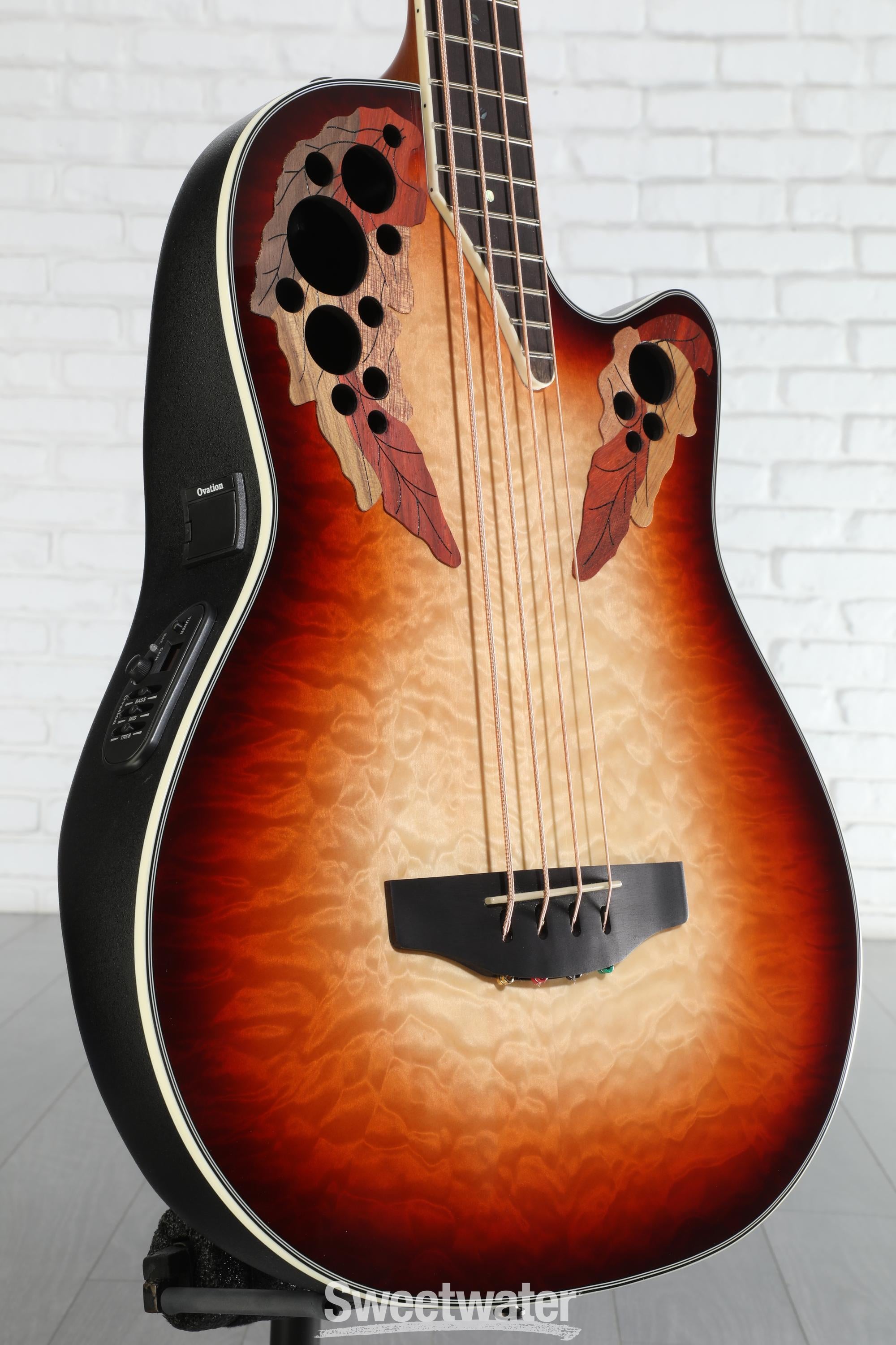 Ovation Celebrity Elite Plus Bass CEB44X-7C Mid-depth Acoustic