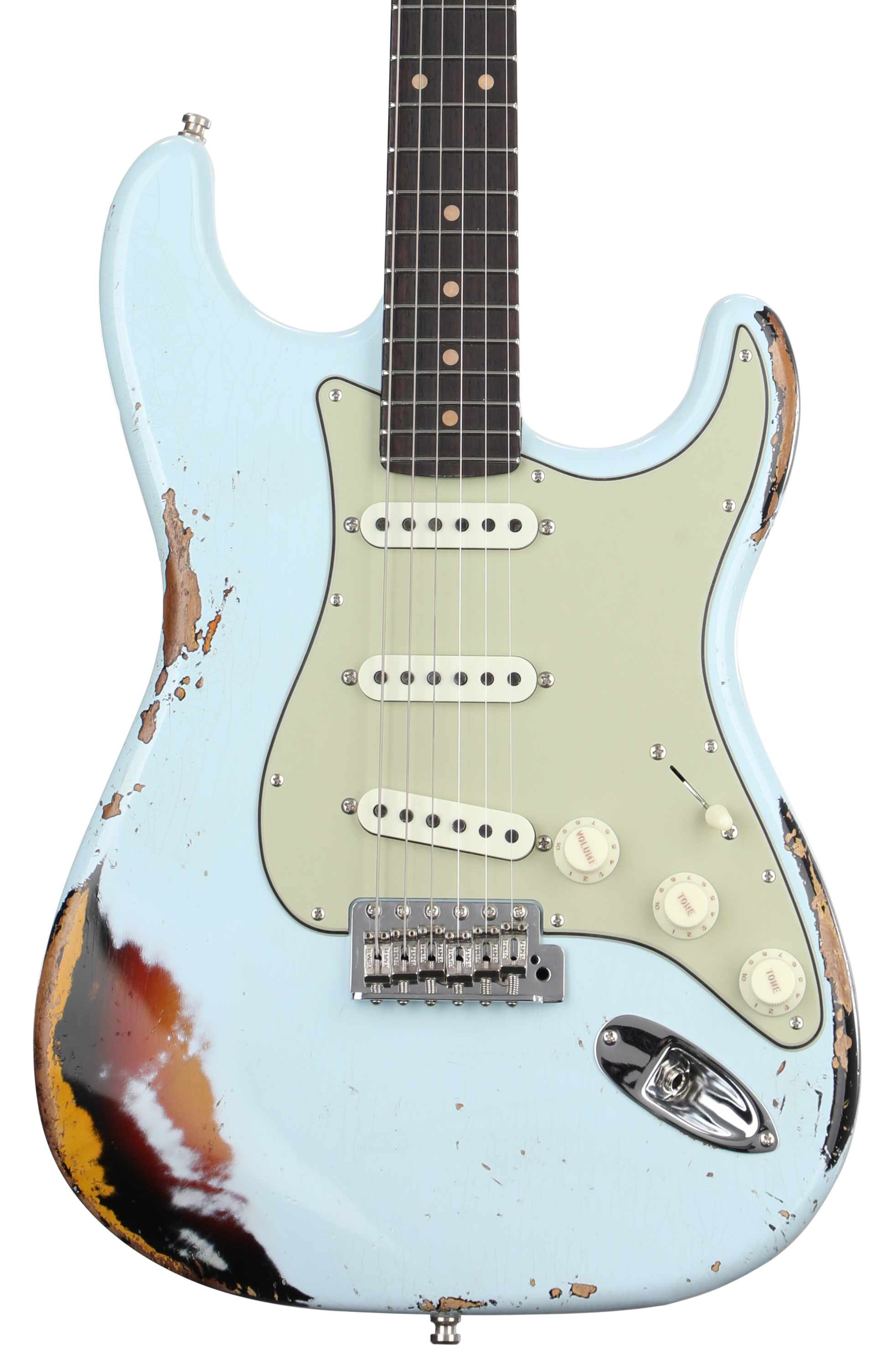 Fender Custom Shop GT11 Heavy Relic Stratocaster - Sonic Blue