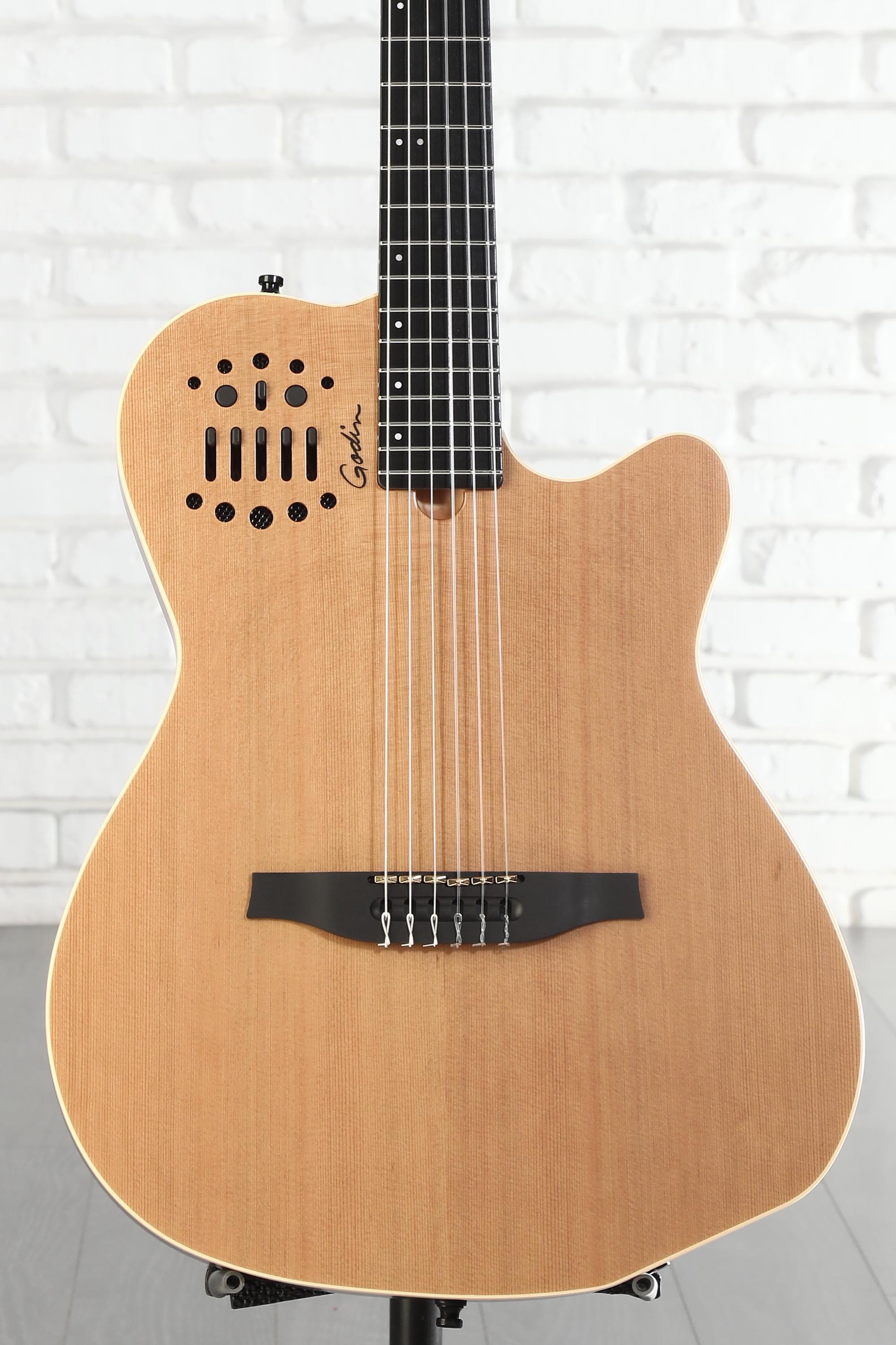 ギター Multiac Nylon ACS Slim SA Godin ACS-SA Slim, Nylon String Acoustic-Electric Guitar - Natural