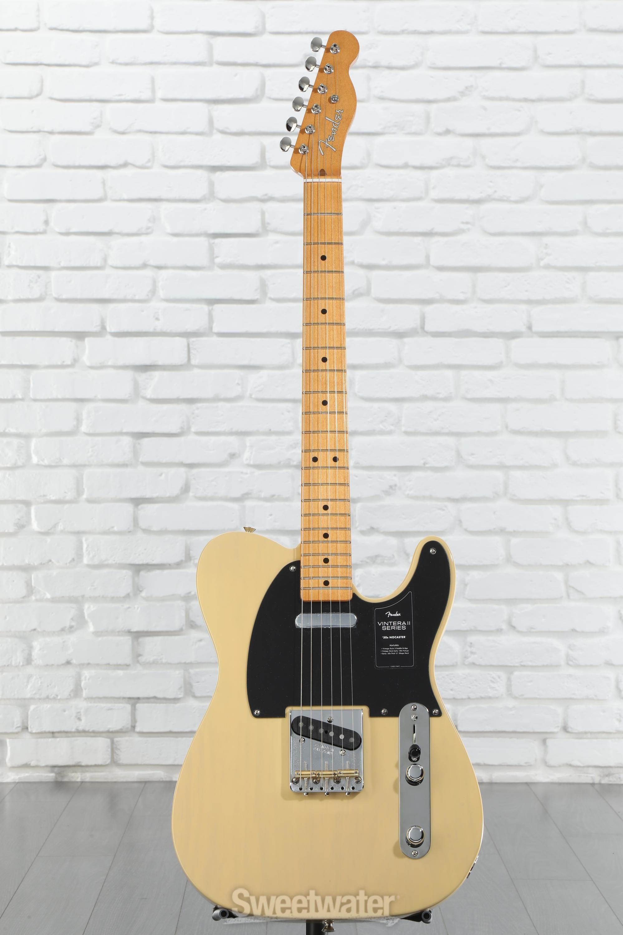 Fender Vintera Ⅱ Nocaster Telecaster Amazon.com: Fender Vintera II '50s Nocaster Electric Guitar