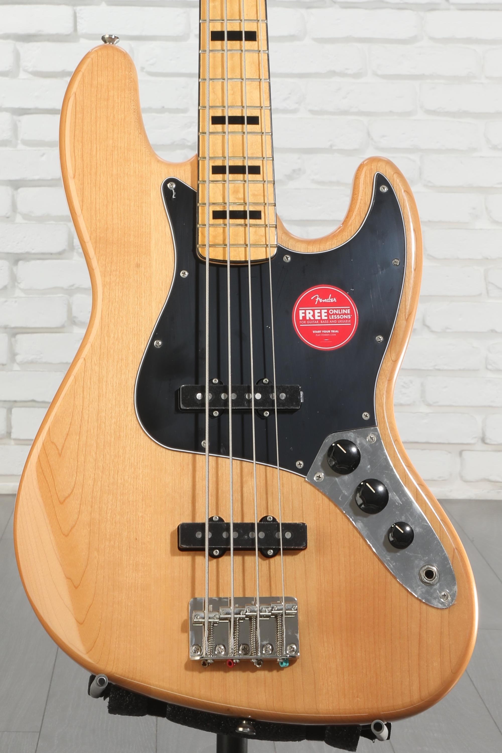Squier Classic Vibe '70s Jazz Bass - Natural | Sweetwater