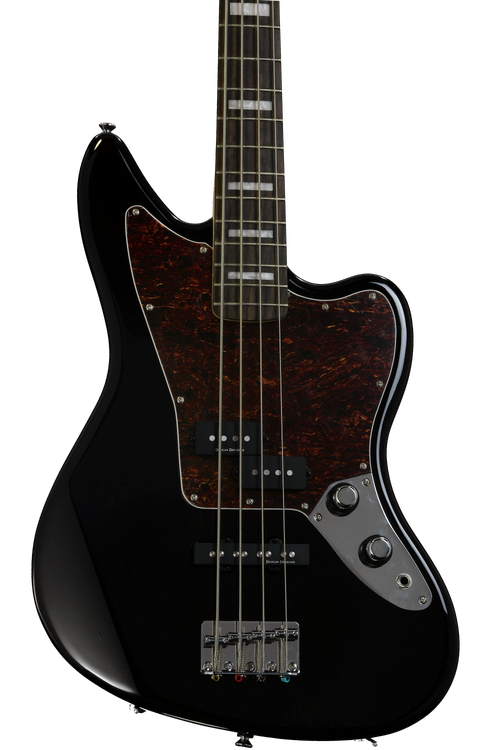 Squier Vintage Modified Jaguar Bass - Black | Sweetwater