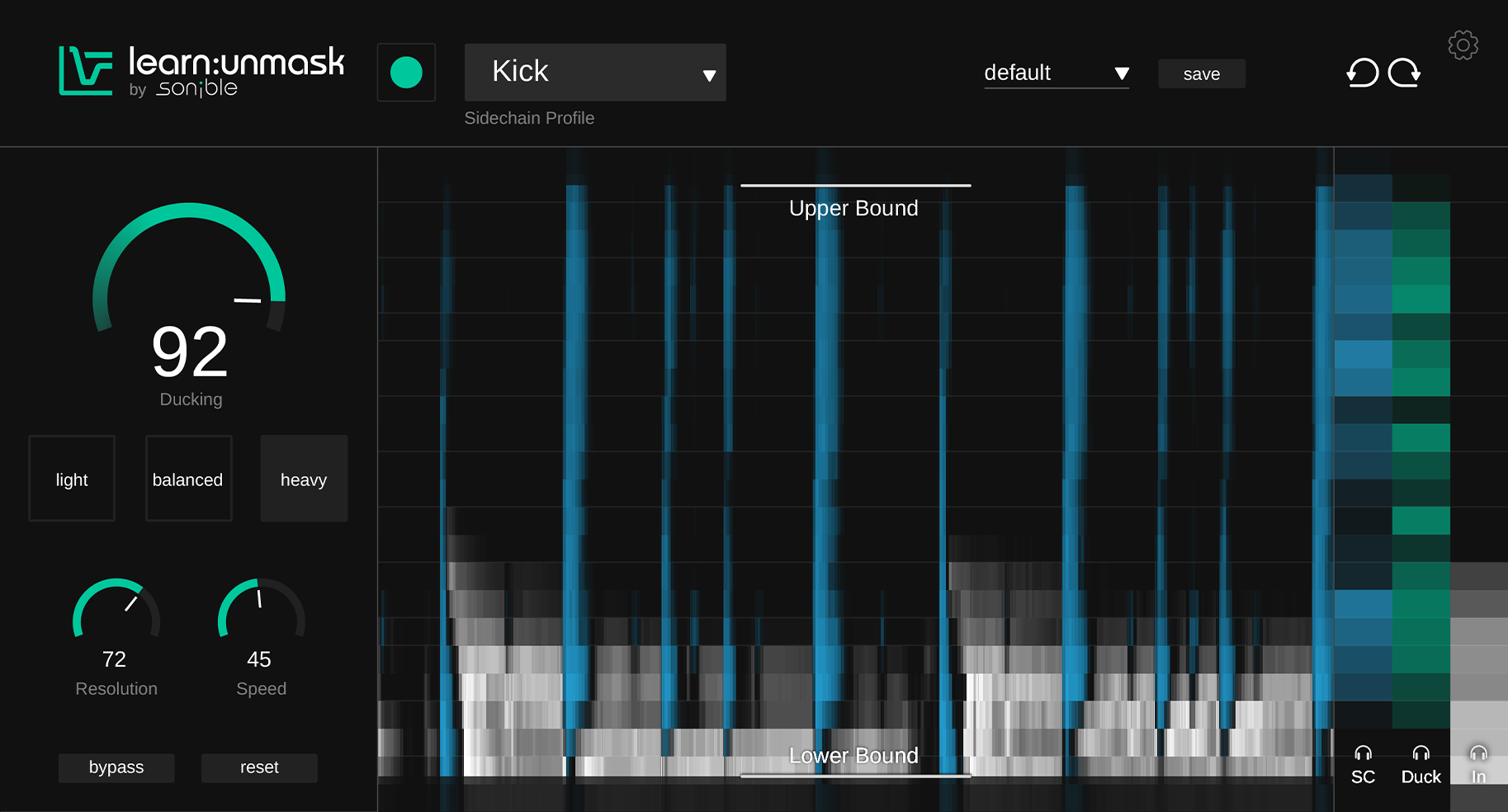 Photo of Sonible learn:unmask Spectral Ducking Plug-in