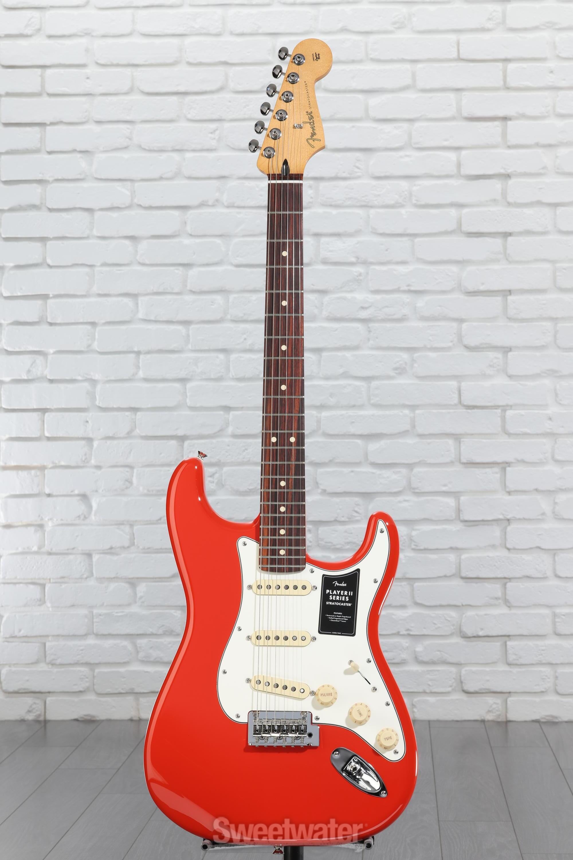Fender Player II Stratocaster Electric Guitar - Coral Red
