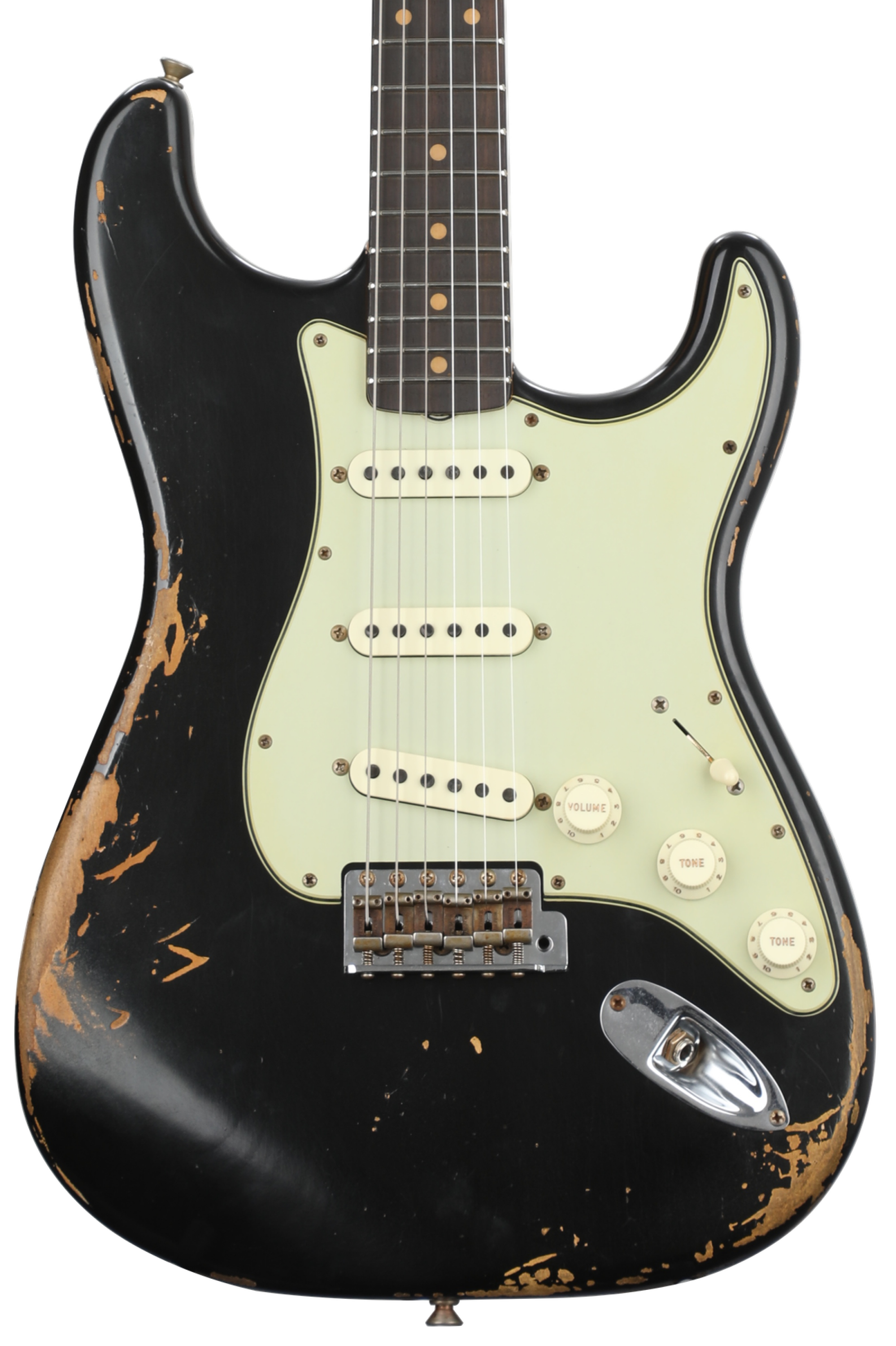 Fender Custom Shop 1960 Stratocaster Heavy Relic - Aged Black