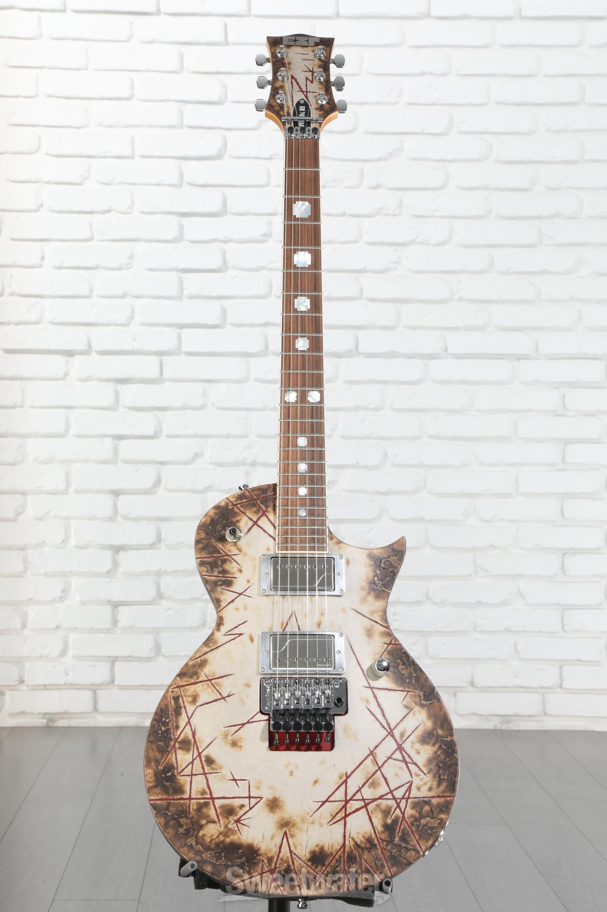 ESP RZK-II Burnt Richard Z Kruspe Signature Electric Guitar