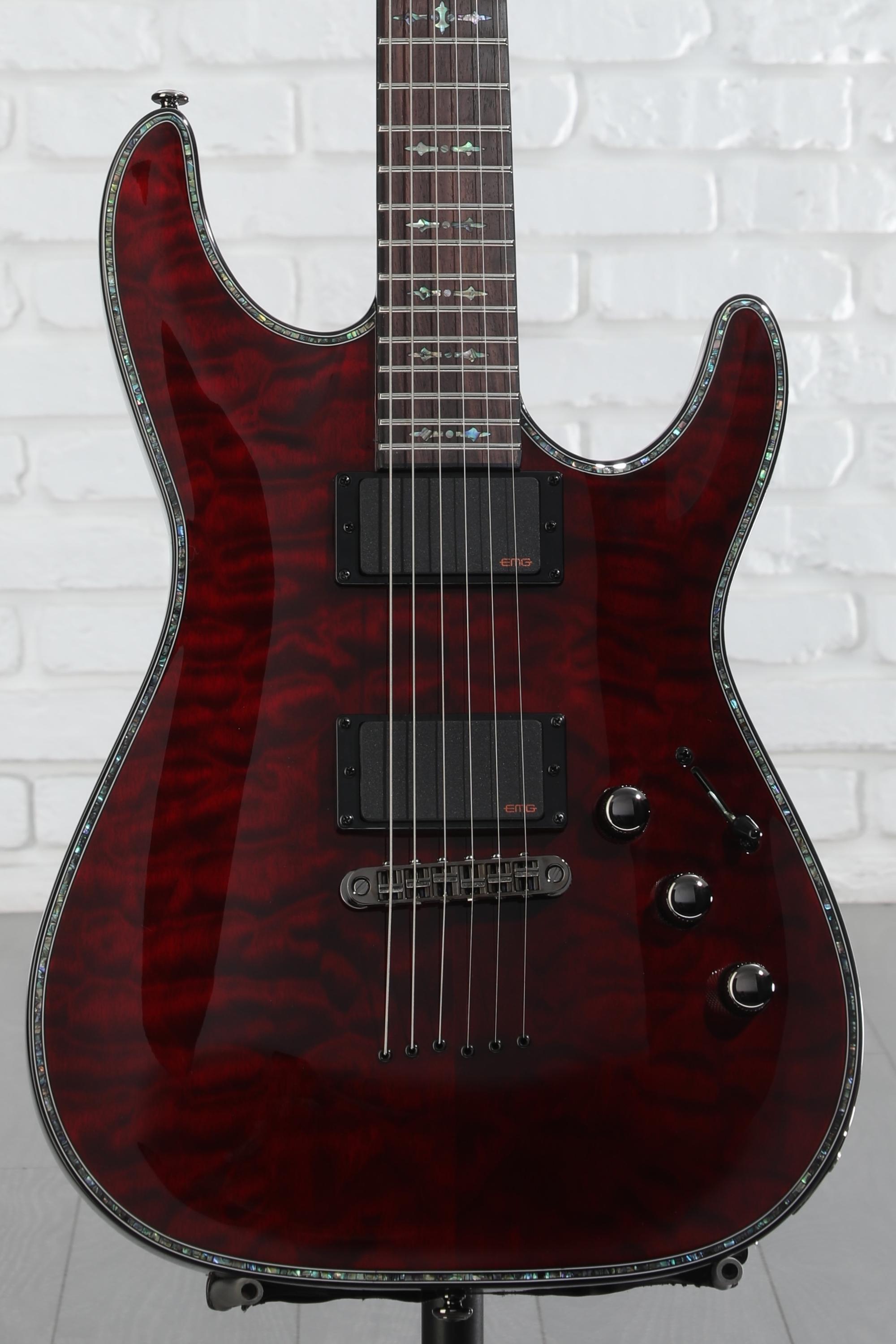 Schecter Hellraiser C-1 Electric Guitar - Black Cherry