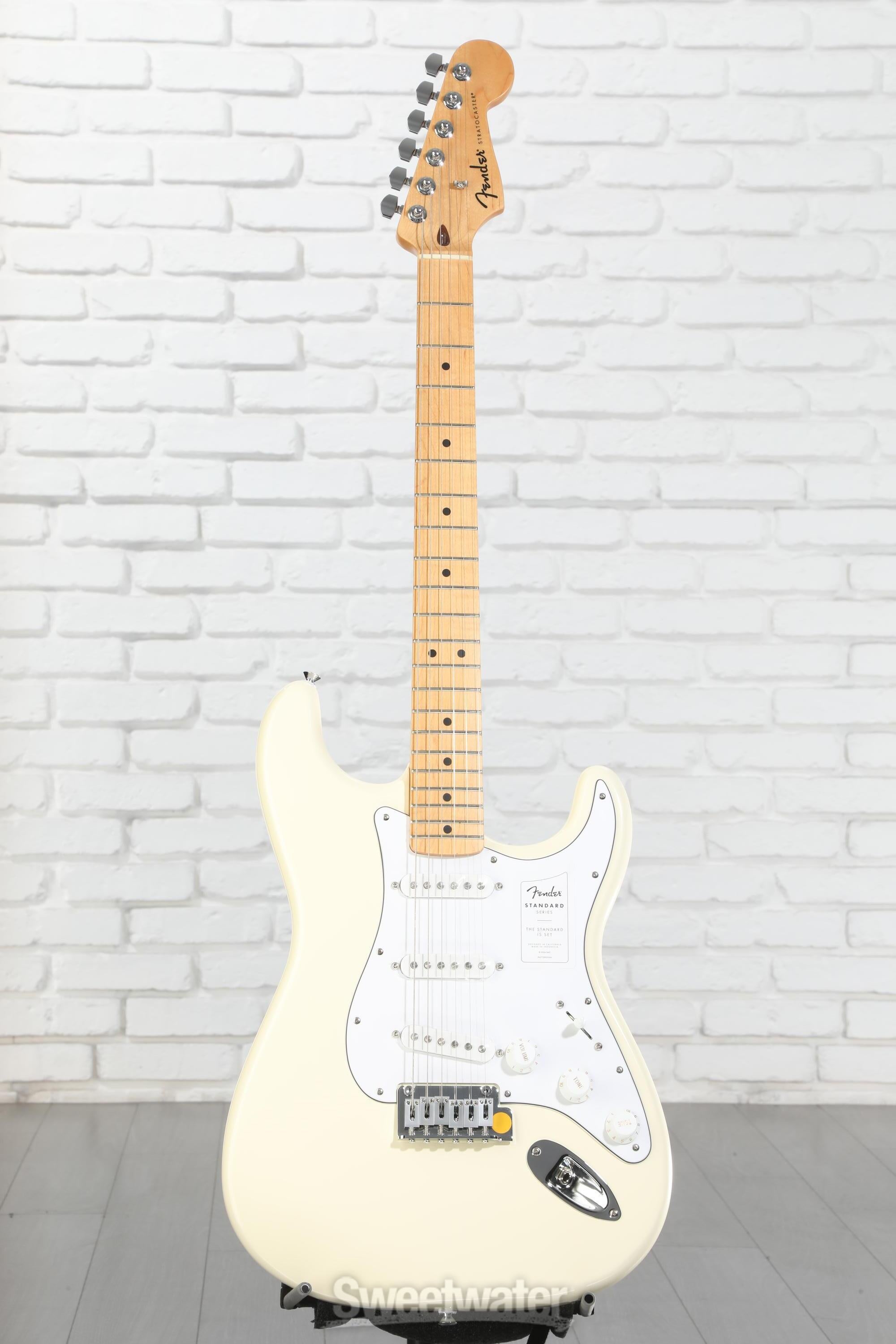 Fender Standard Stratocaster Electric Guitar - Olympic White