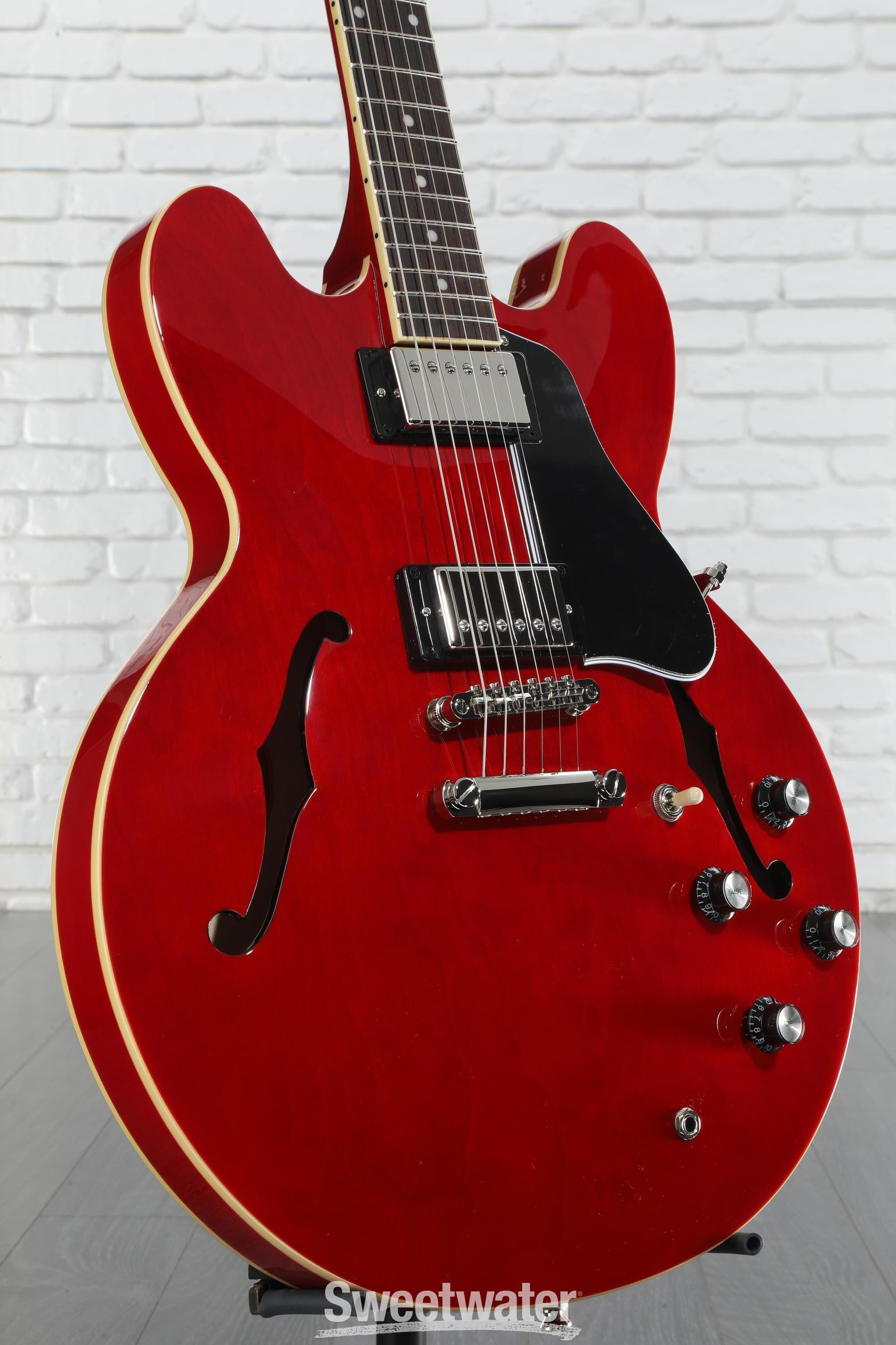 ギター Fullerton es335.. Open Box Gibson ES-335 '60s Block Guitar Center-Exclusive
