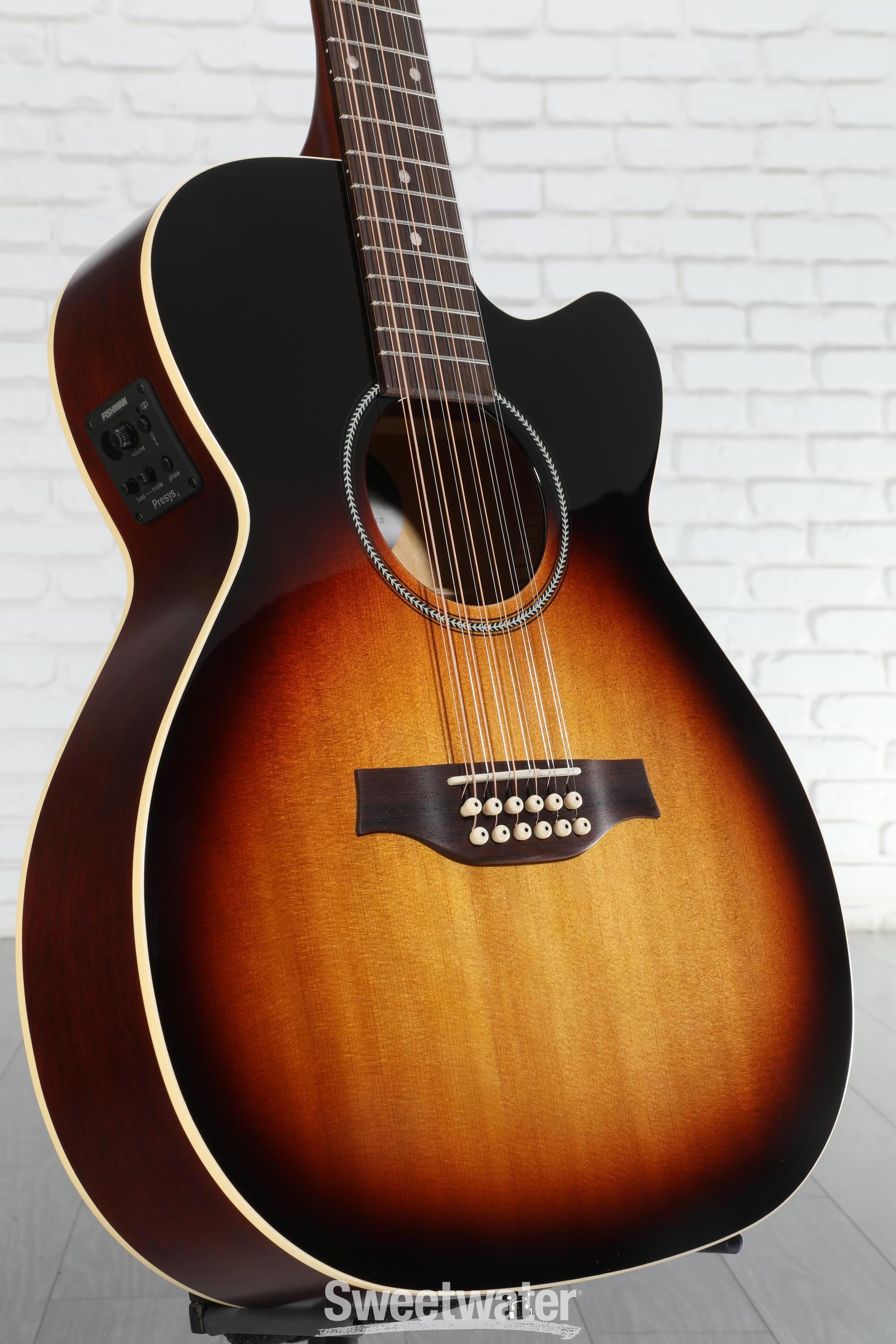 Seagull S-12+CEDAR　12弦　カナダ製　FishmanPU 値下 Amazon.com: SEAGULL S12 CH CW Spruce Sunburst GT Presys II