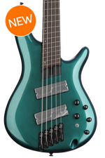 Photo of Ibanez Bass Workshop SRMS725 5-string Multi-scale Electric Bass Guitar - Blue Chameleon