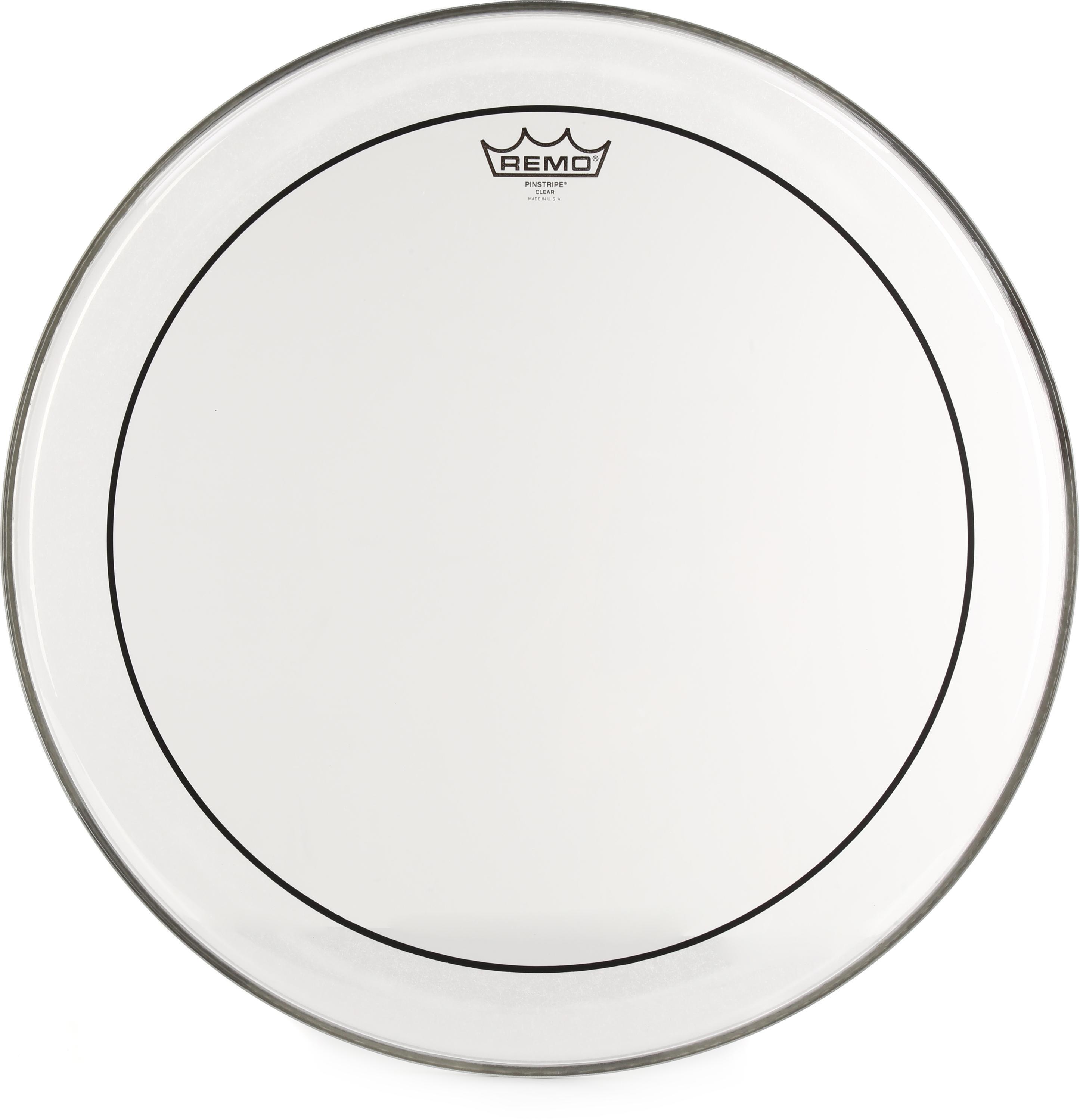 Photo of Remo Pinstripe Clear Drumhead - 20 inches