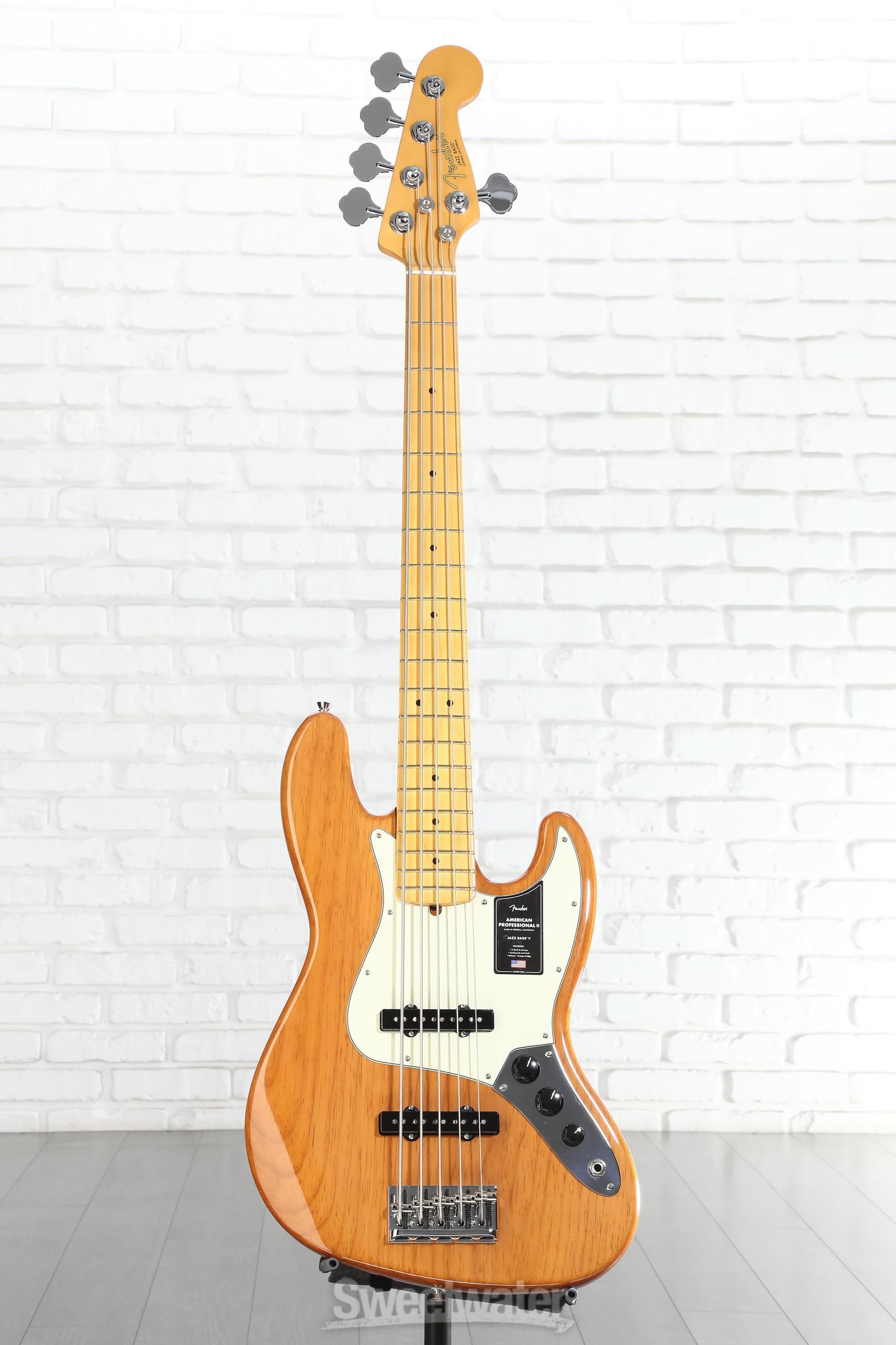 Fender American Professional II Jazz Bass V - Roasted Pine, Maple