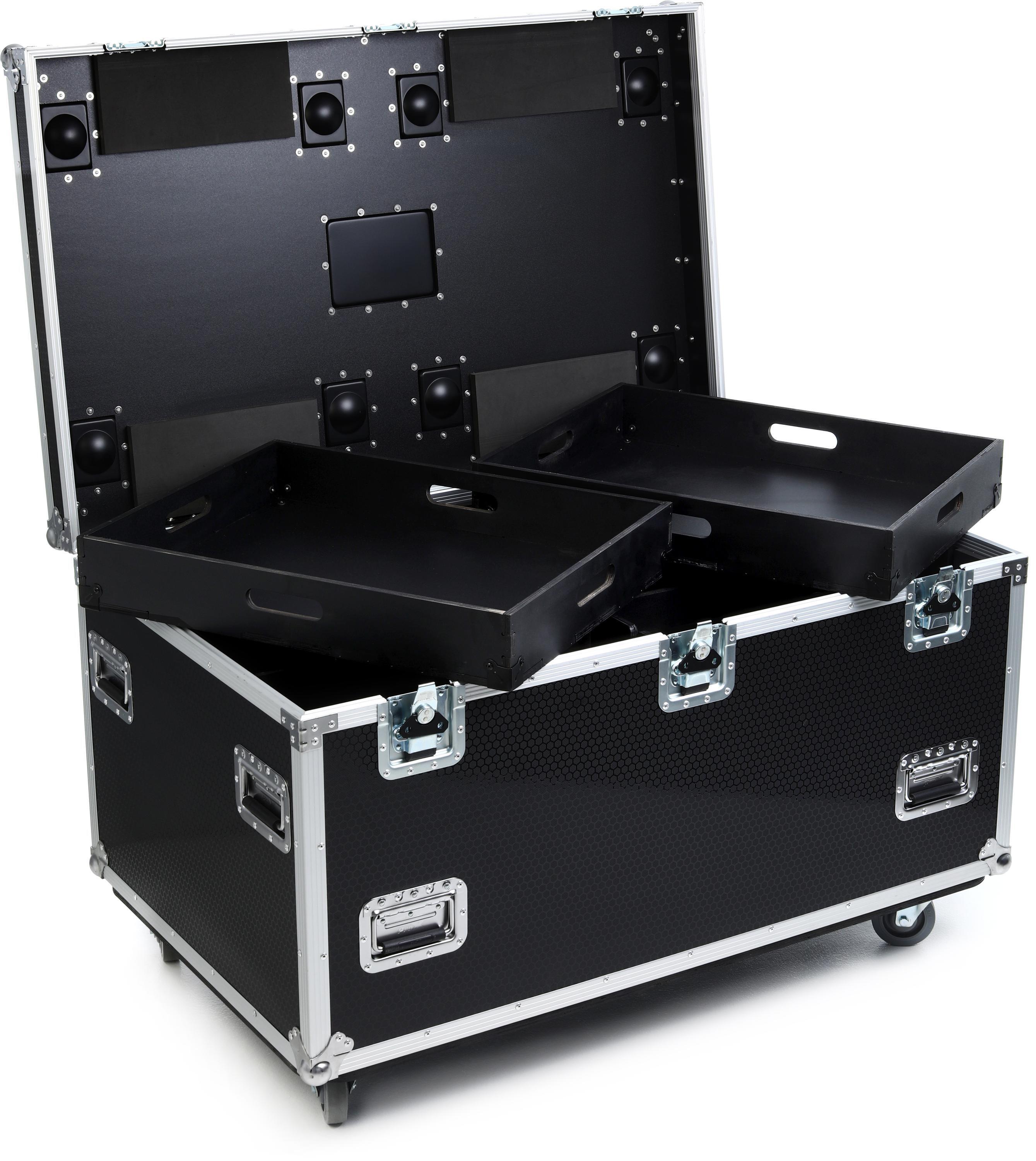 Photo of ProX XS-UTL483030W TruckPaX Heavy-duty Truck Pack Utility Flight Case with Dividers, Tray Kit, and Casters