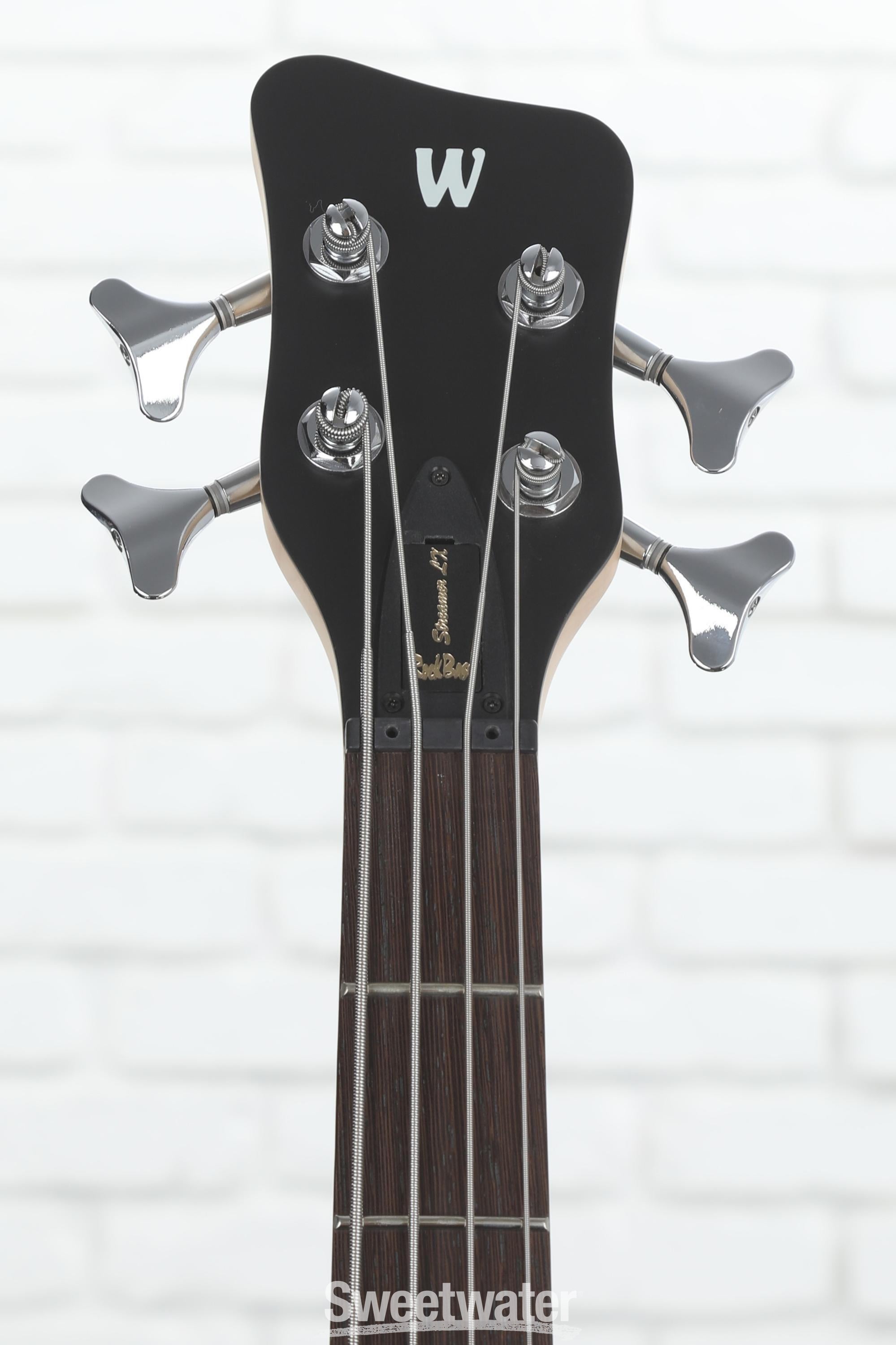 Warwick RockBass Streamer LX, Dent and Scratch - Solid Black Warwick RockBass Streamer LX, Dent and Scratch - Solid Black