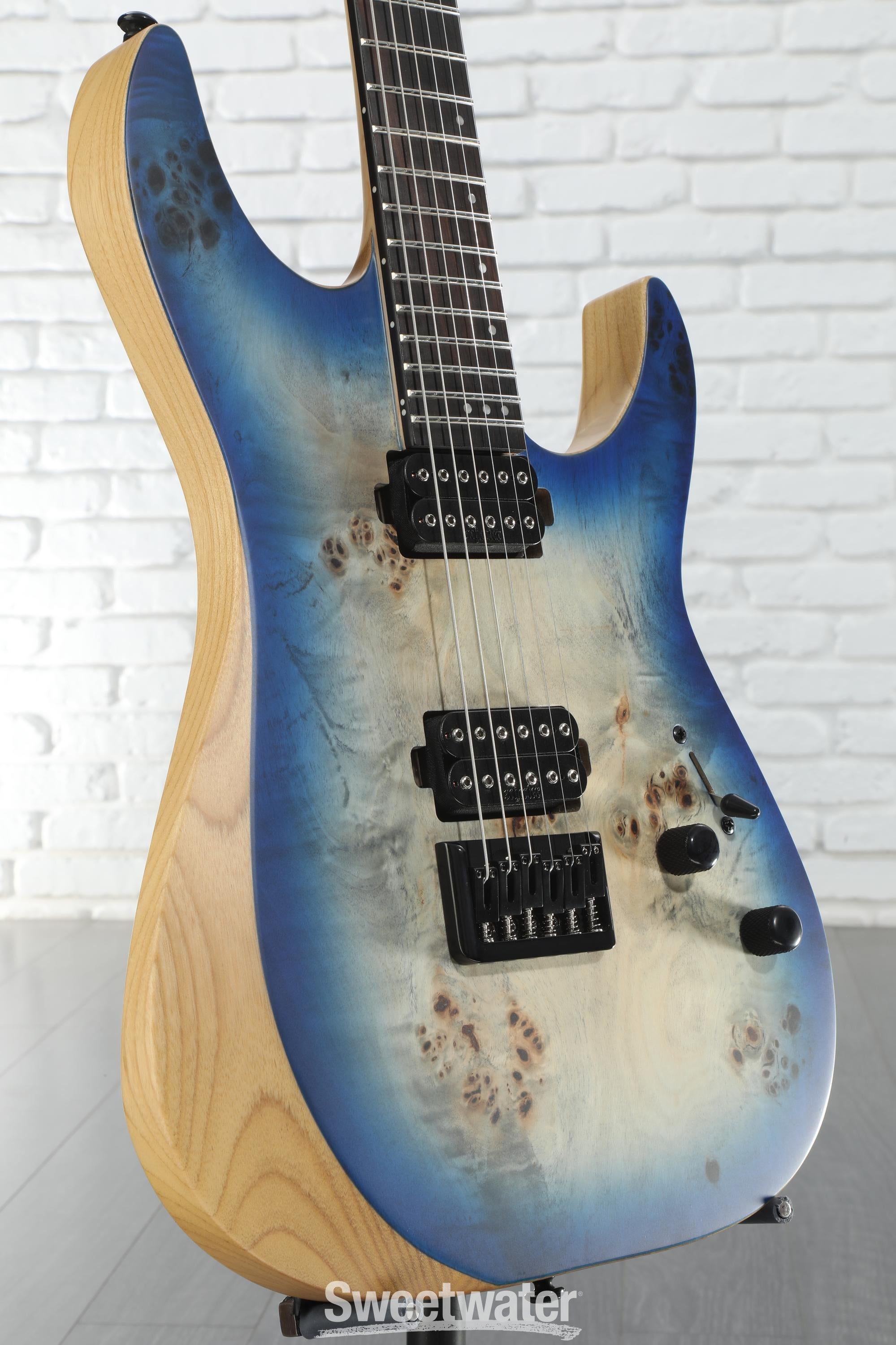 Schecter Reaper-6 Electric Guitar - Satin Sky Burst | Sweetwater