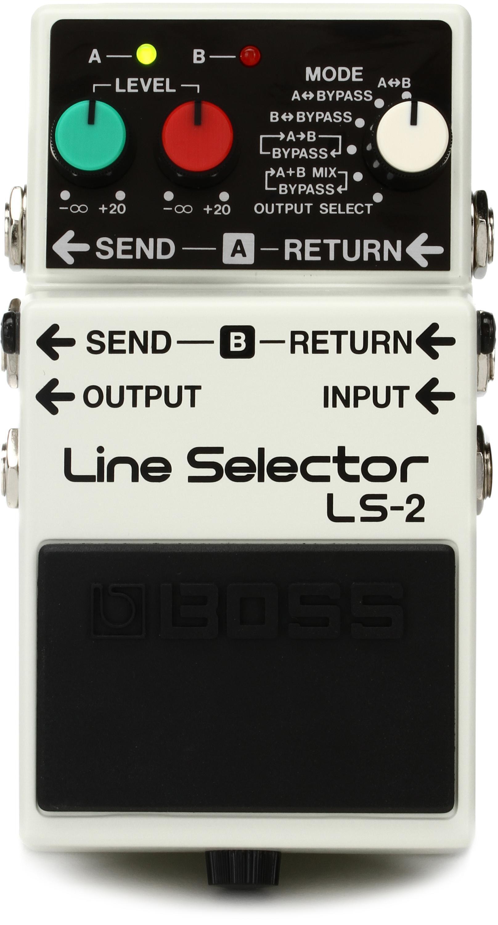 Boss LS-2 Line Selector Pedal | Sweetwater