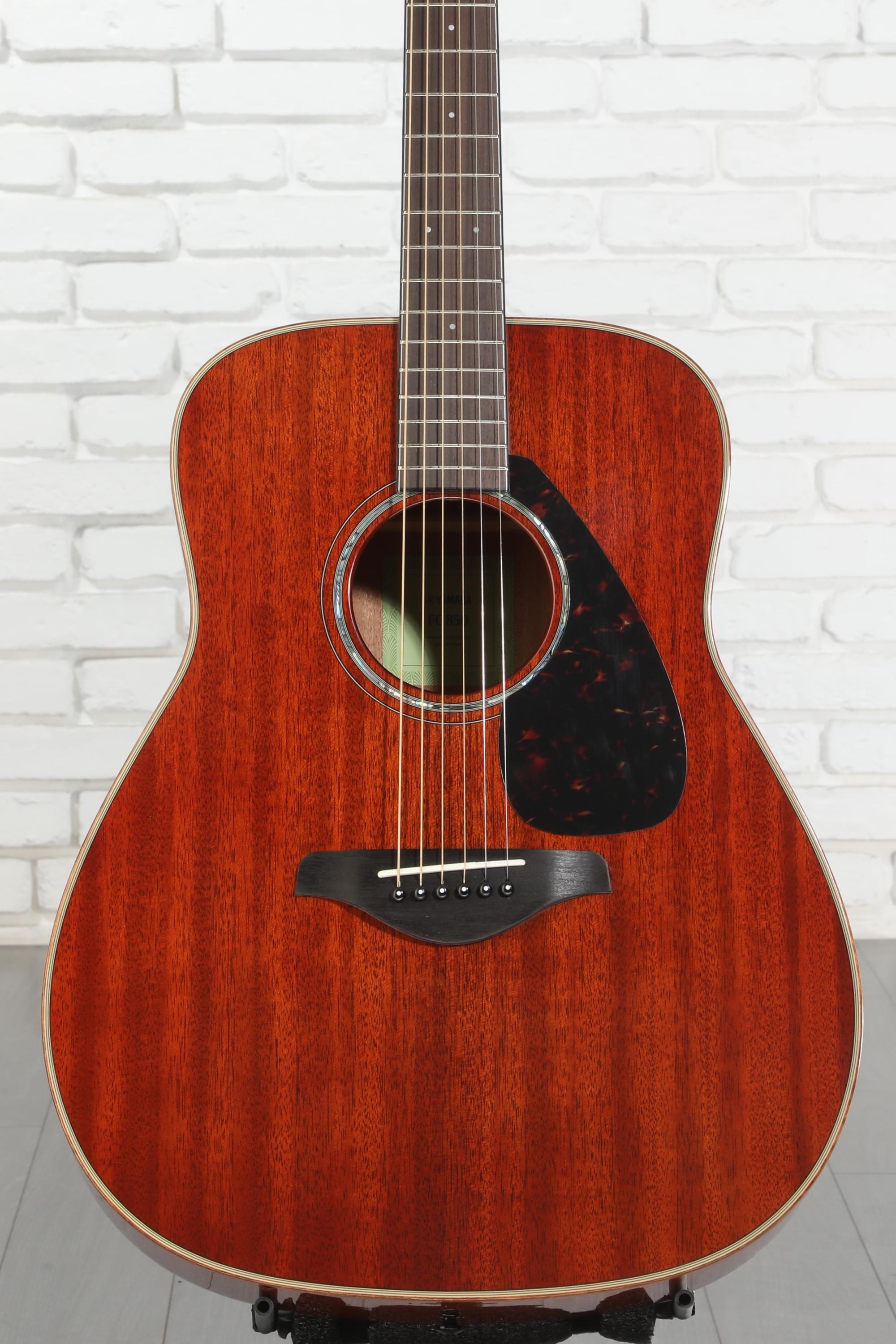 Yamaha FG850 Dreadnought Acoustic Guitar - Natural | Sweetwater