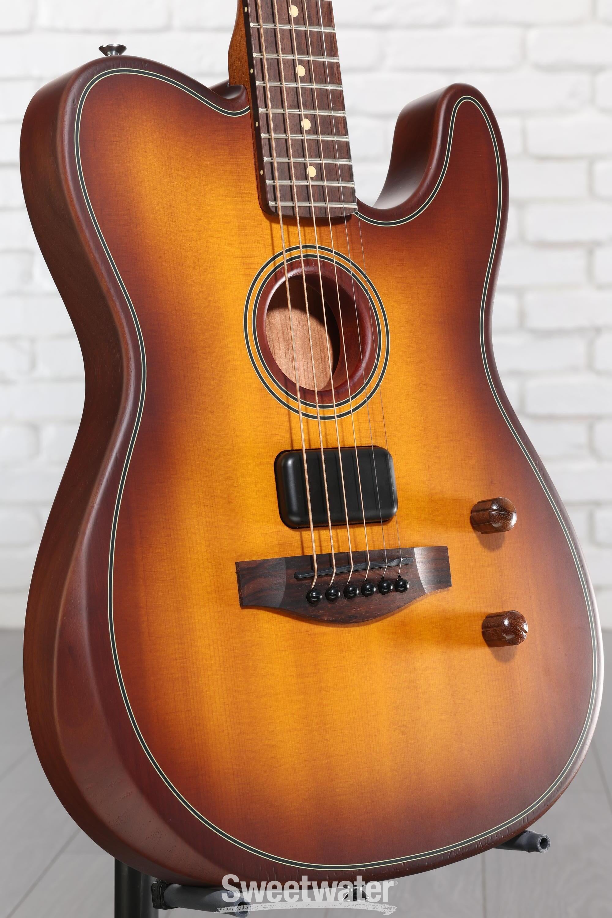 Photo of Fender Acoustasonic Standard Telecaster Acoustic-electric Guitar - Honey Burst