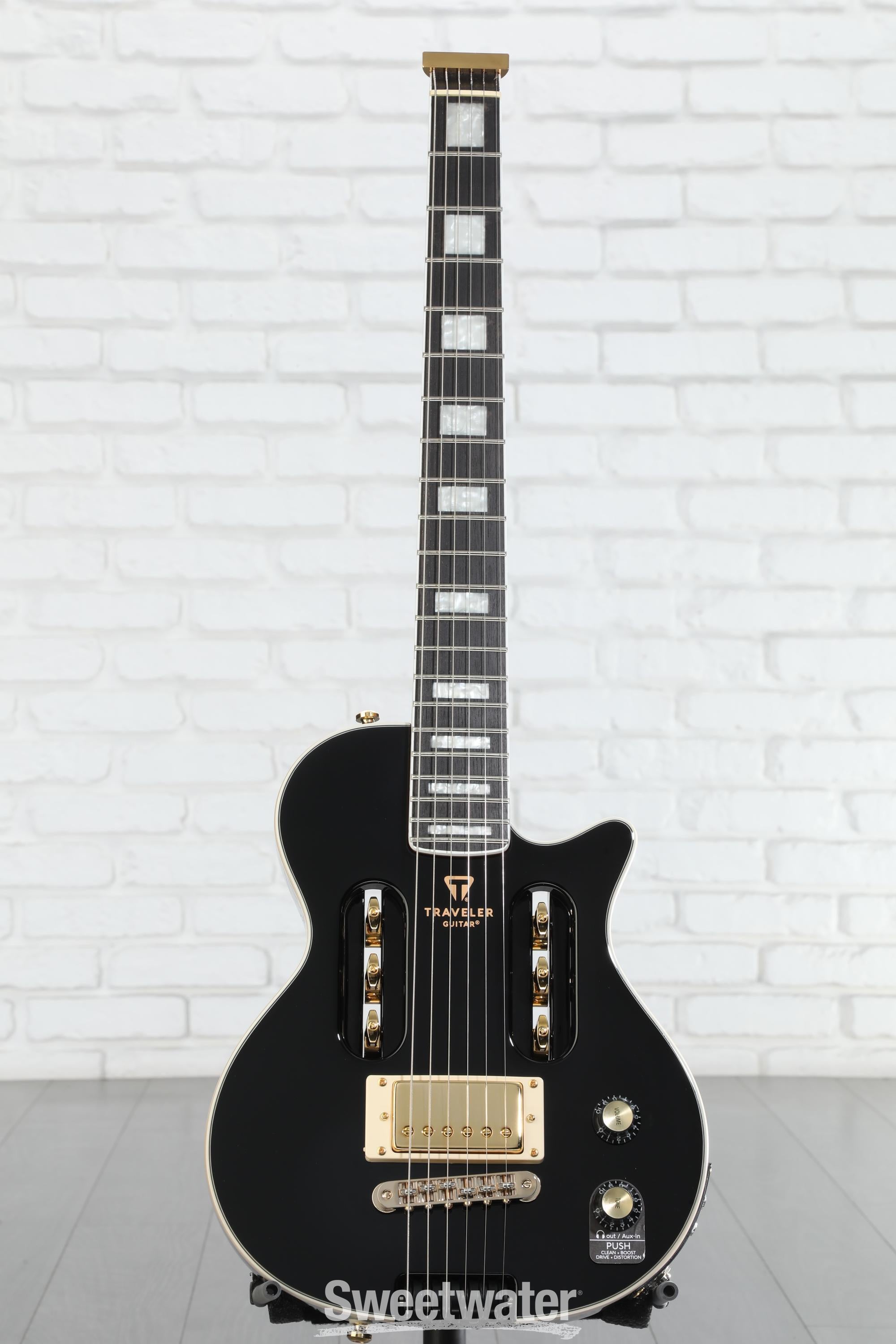 Traveler Guitar EG-1 Custom Electric Guitar - Gloss Black | Sweetwater