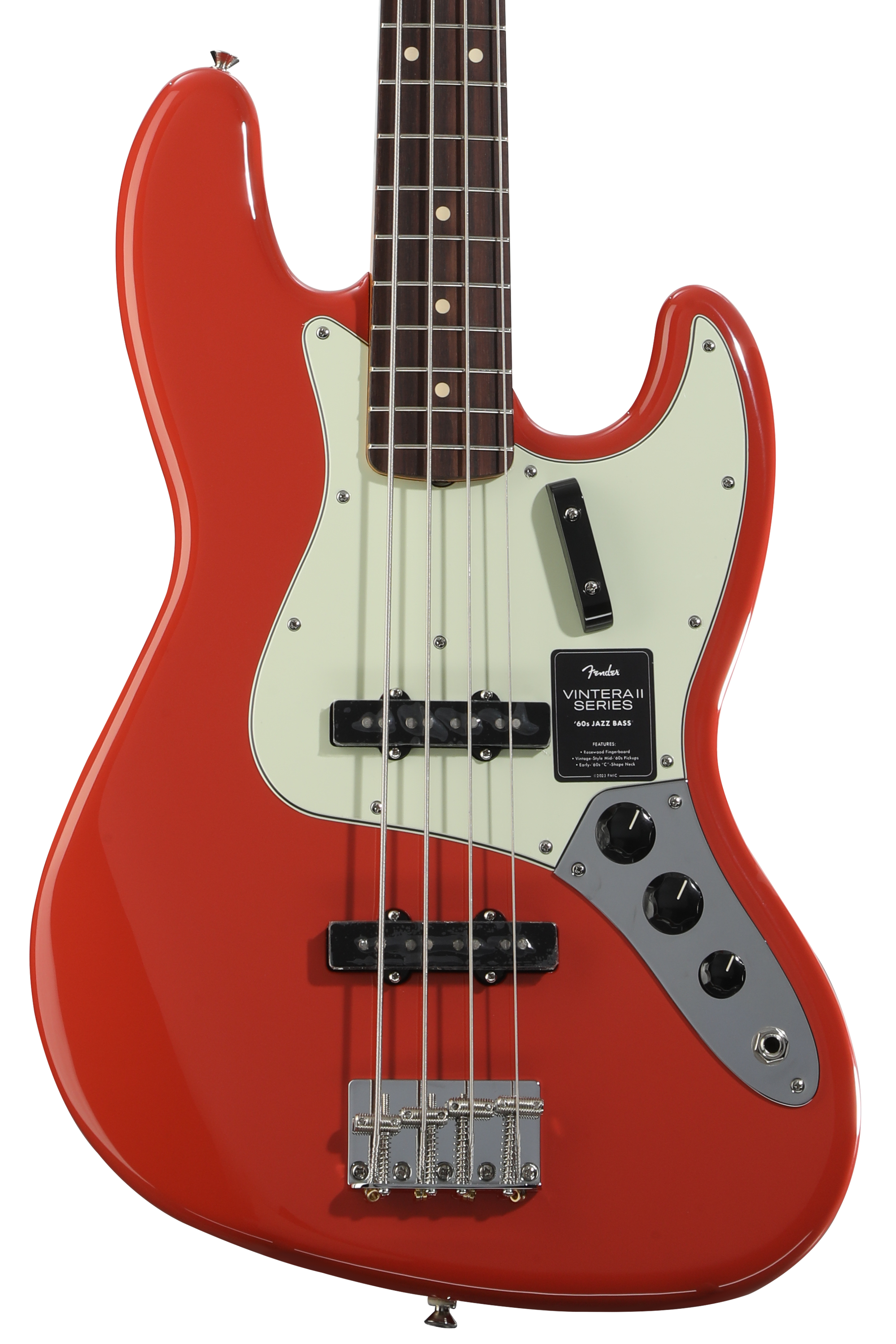 Fender Vintera II '60s Jazz Bass - Fiesta Red with Rosewood