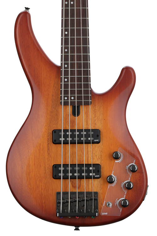 Yamaha TRBX505 5-string Bass Guitar - Brick Burst | Sweetwater
