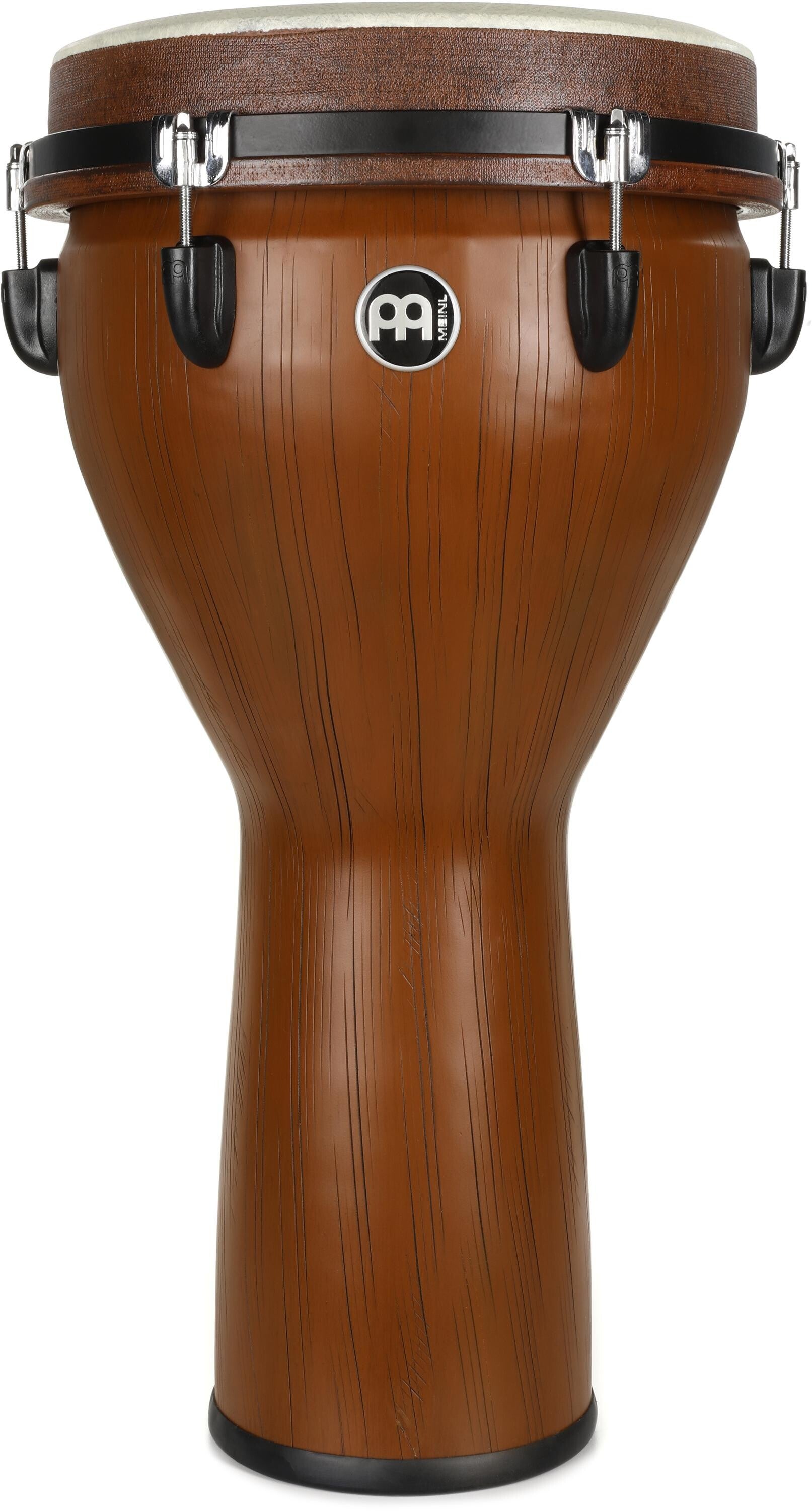 Meinl Percussion Jumbo Djembe - 12-inch - Barnwood | Sweetwater