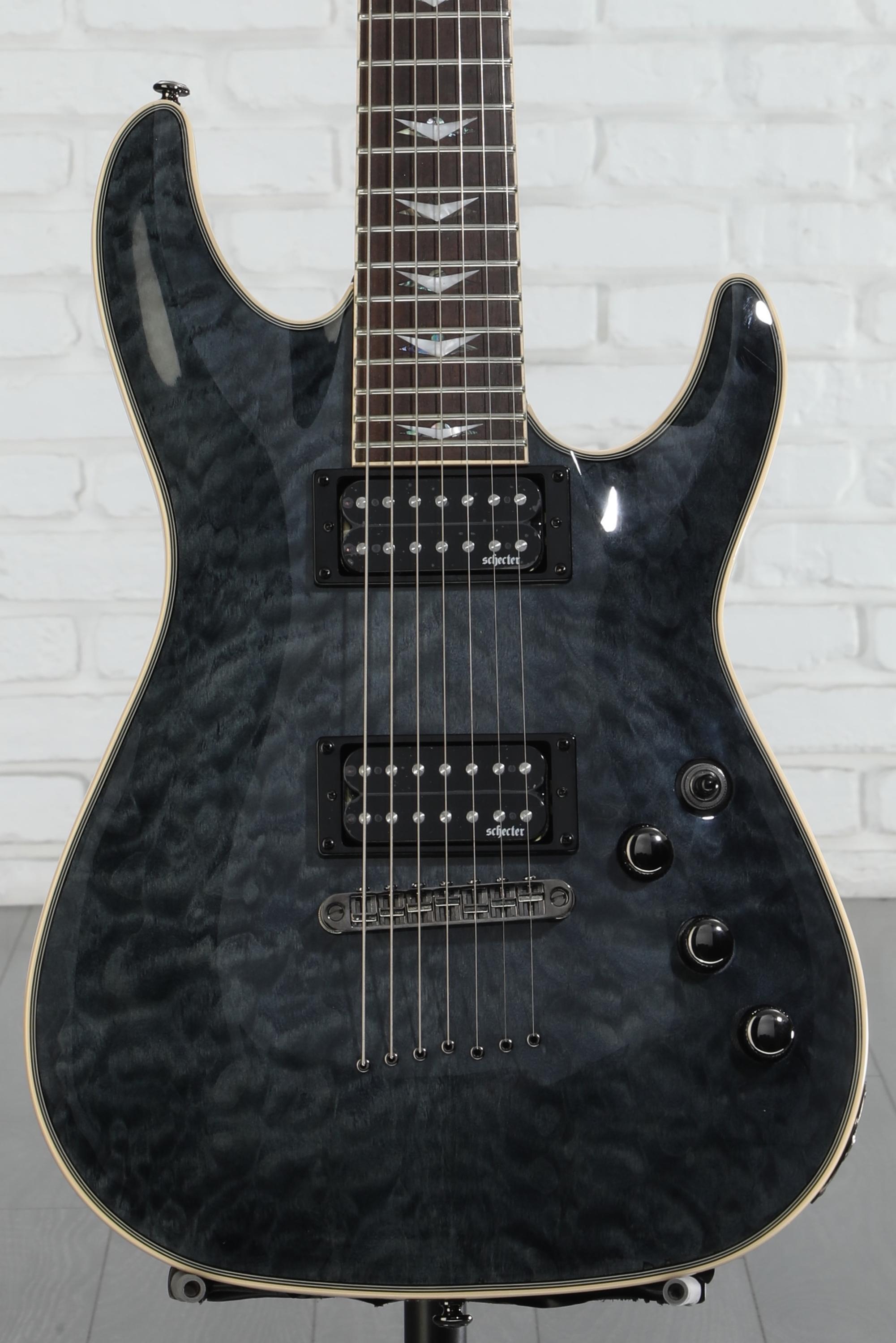 Schecter Omen Extreme-7 Electric Guitar - See Thru Black