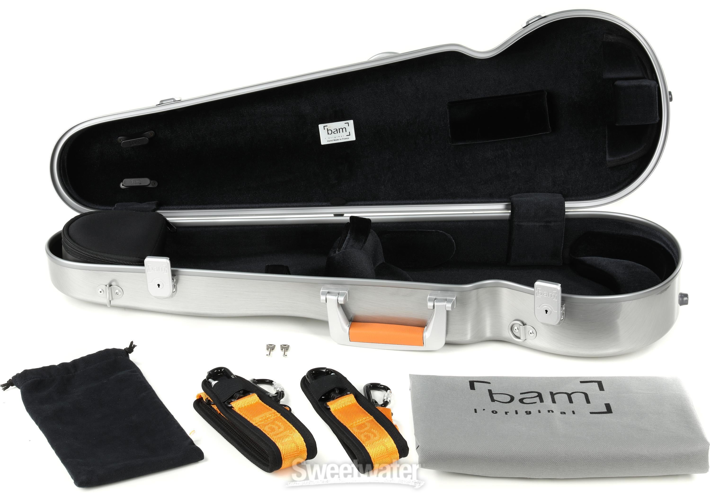 BAM DEF2002XLA La Defense Hightech Contoured Violin Case - Grey