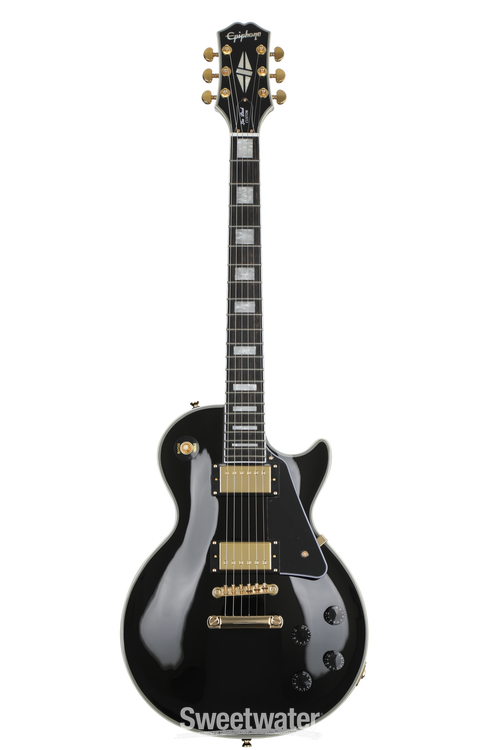 Epiphone Les Paul Custom Electric Guitar - Ebony | Sweetwater