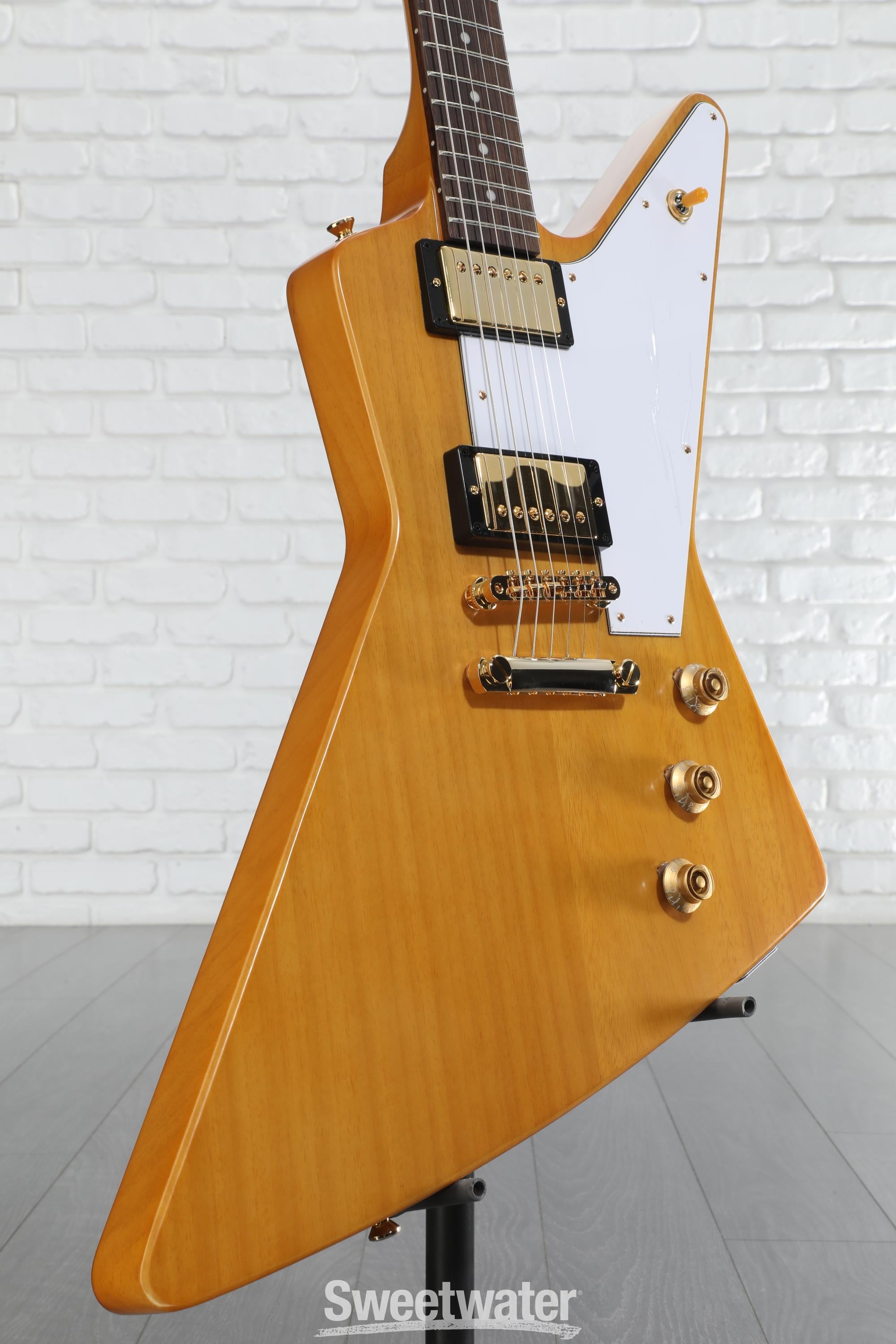 ギター Epiphone 1958 Korina Explorer 2016 Epiphone 1958 Korina Explorer - Korina | Sweetwater