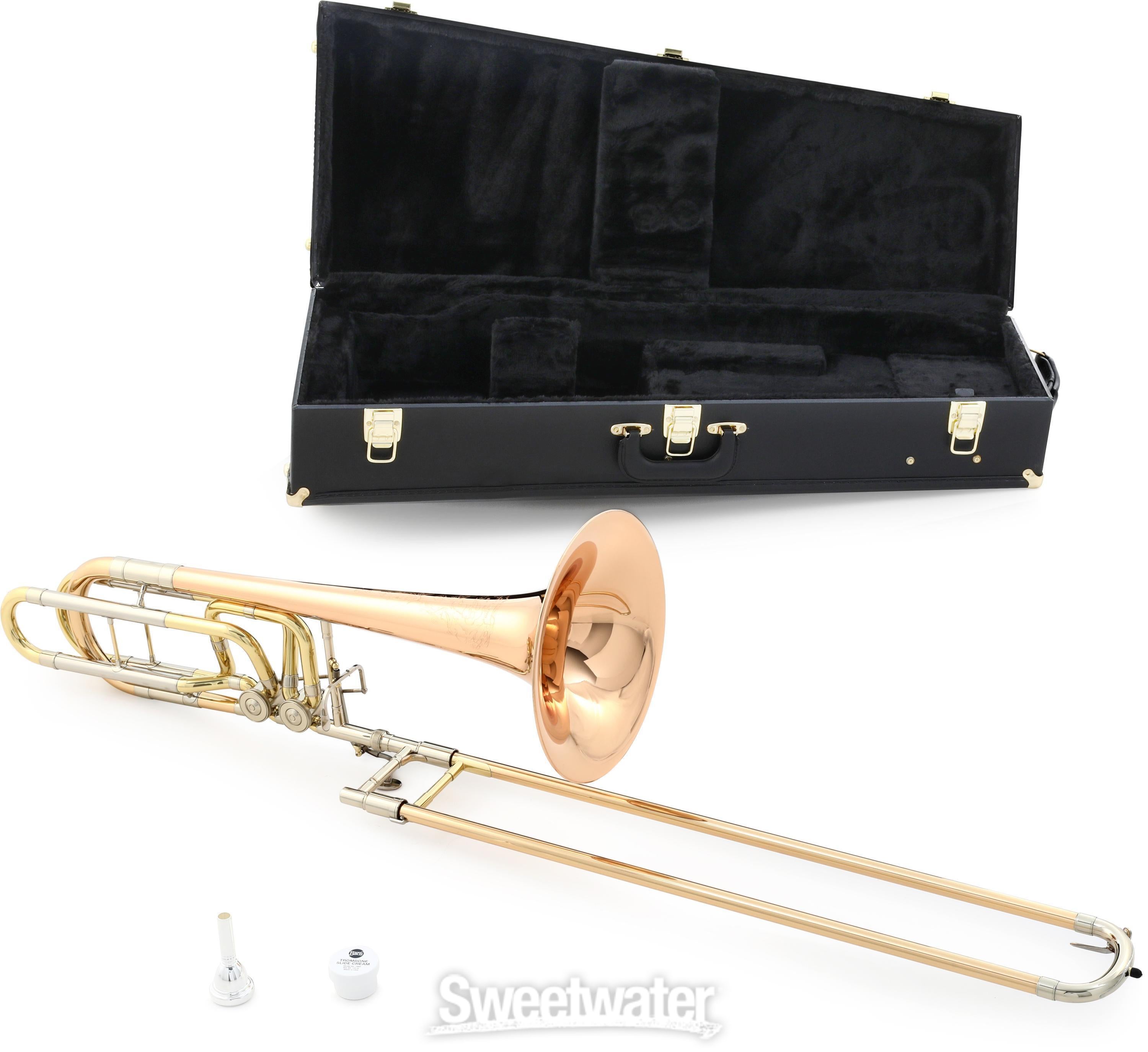 Double deals bell trombone