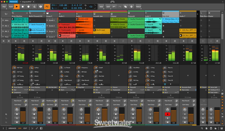 Bitwig Studio 5.1 Producer DAW Software | Sweetwater