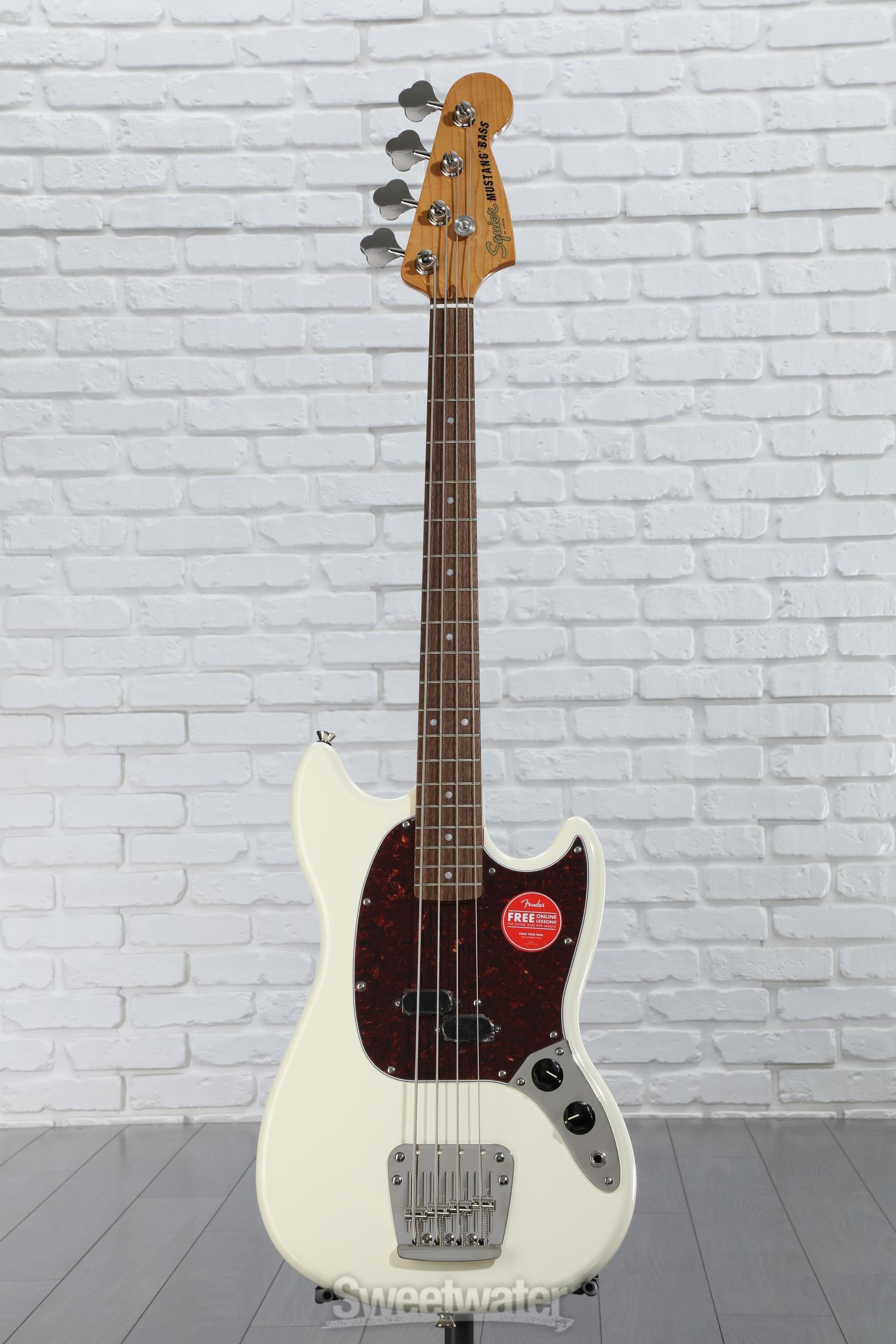 ベース Squier Classic Vibe 60s Mustang Bass Squier Classic Vibe '60s Mustang Bass - Olympic White