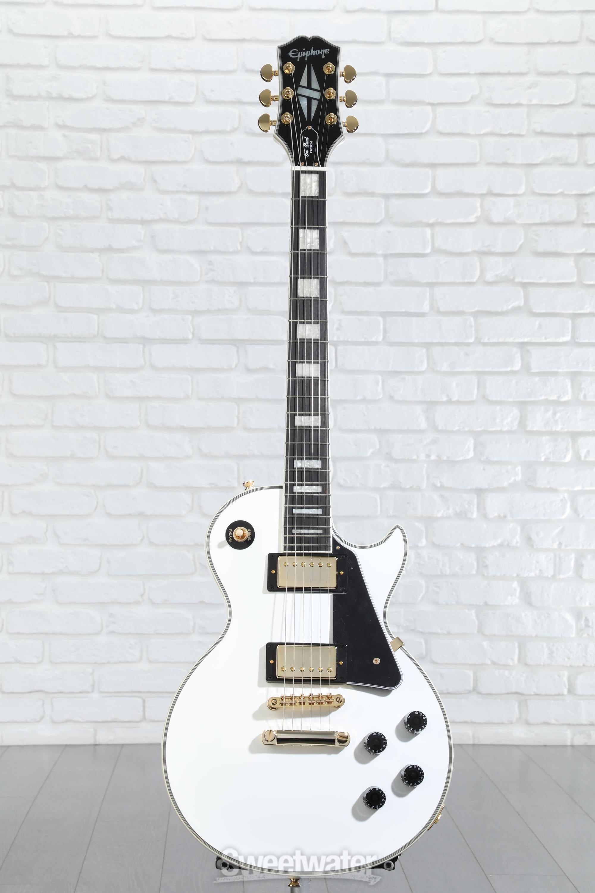 Epiphone Les Paul Custom Pro Electric Guitar - Alpine White