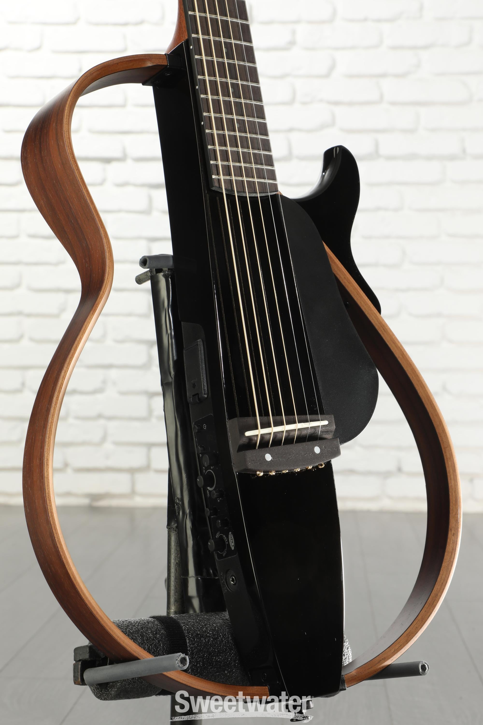 Yamaha SLG200S Silent Guitar - Translucent Black | Sweetwater