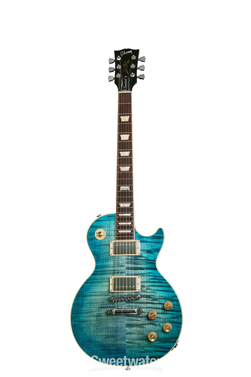 Gibson Les Paul Standard Plus - Ocean Water | Sweetwater