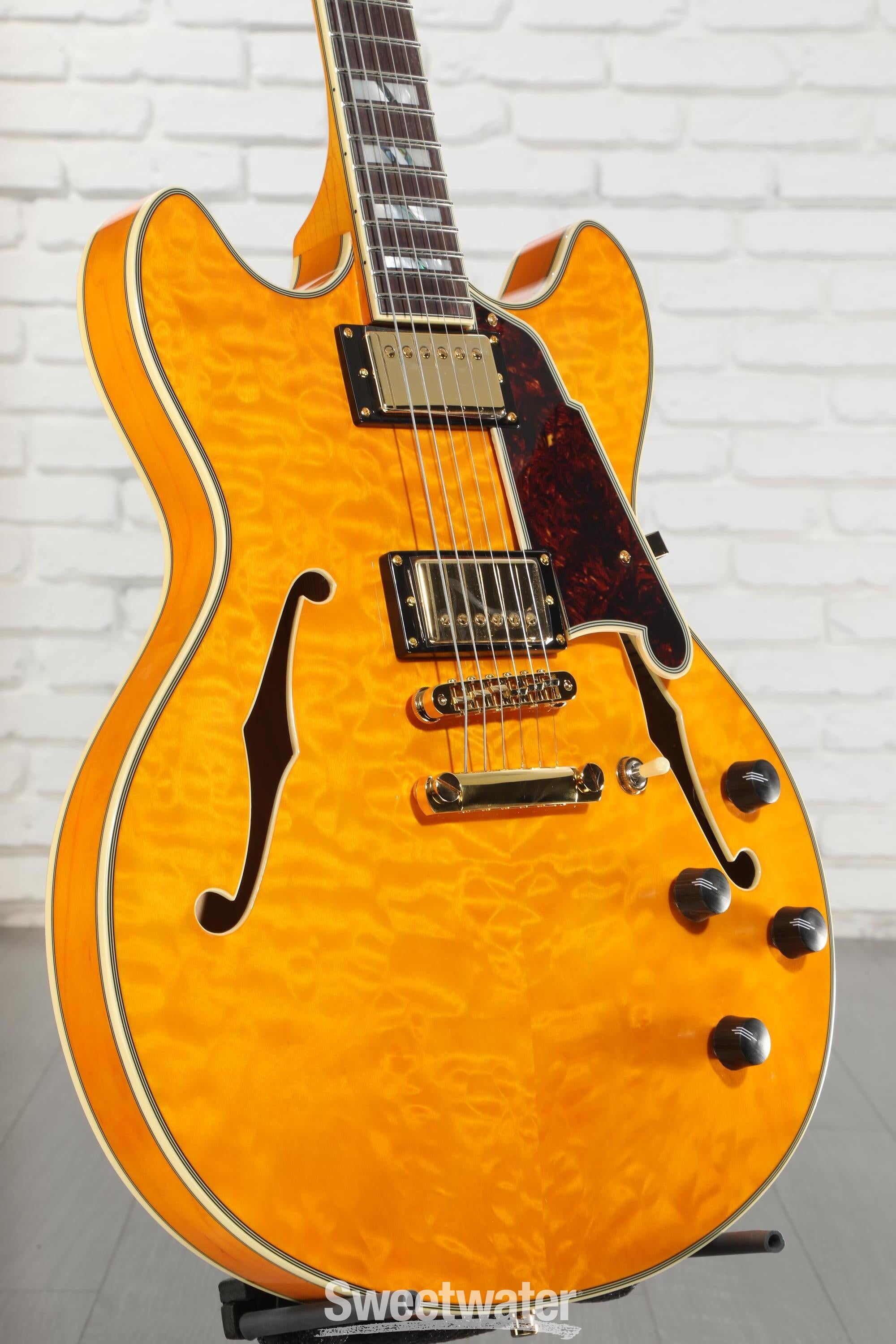 D'Angelico Excel DC XT Semi-hollowbody Electric Guitar - Vintage