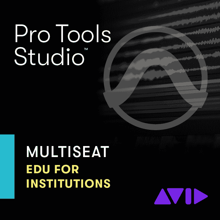 Avid Pro Tools Studio - Multiseat License for Academic Institutions - 1-year Subscription for 21-49 Users (Per Seat)