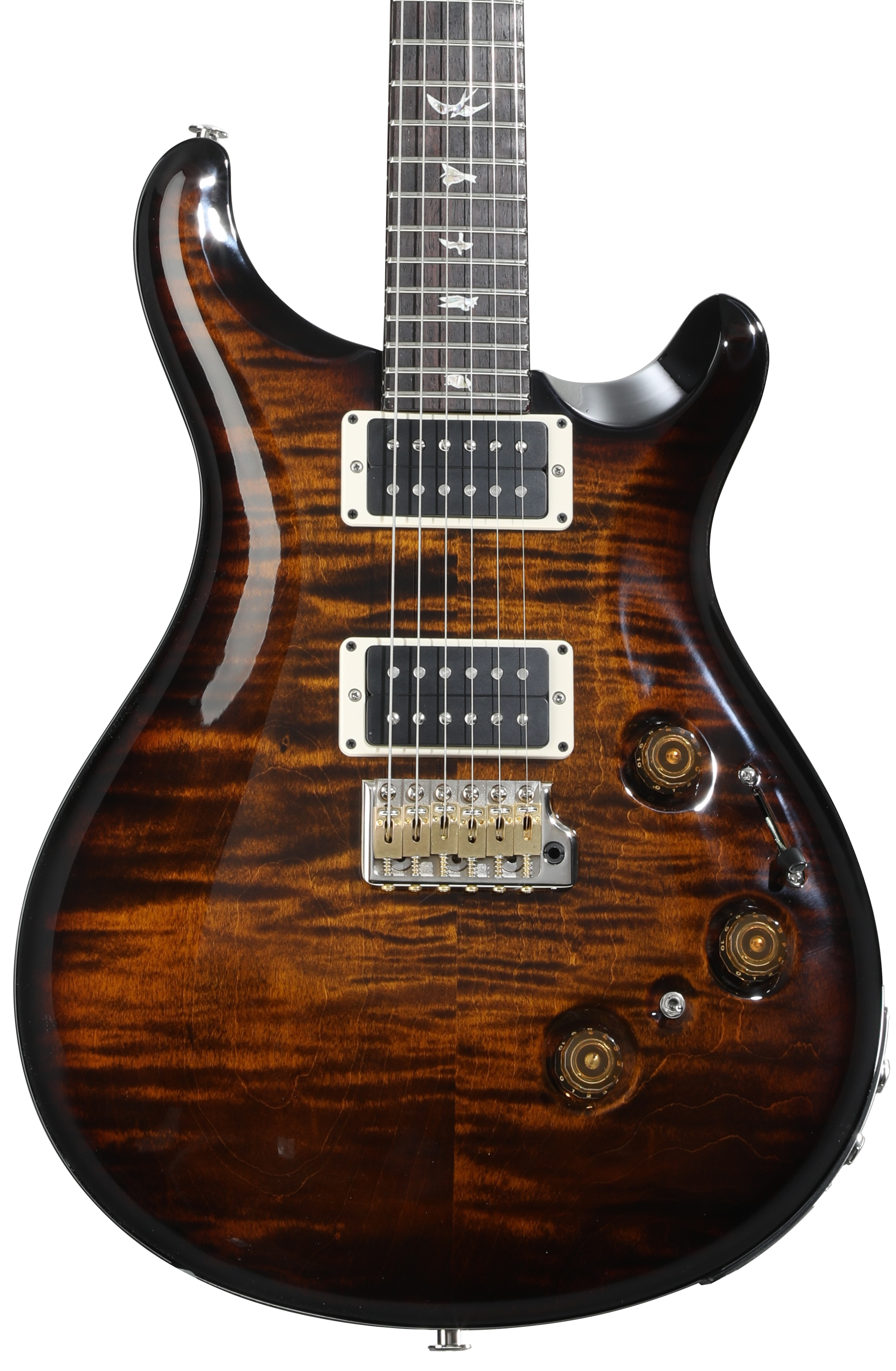 【美品】2013年 PRS Custom 24 PRS - SE Custom 24 - Quilt package - Black Gold Sunburst